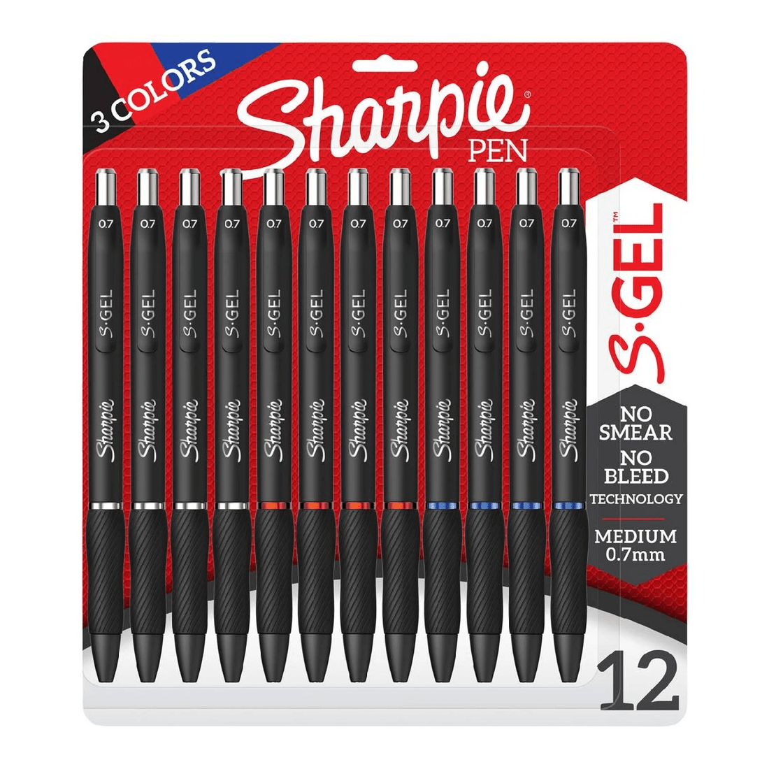 1 Sharpie S-Gel Pen 07.mm Assorted 12 Pack, 1 of 10