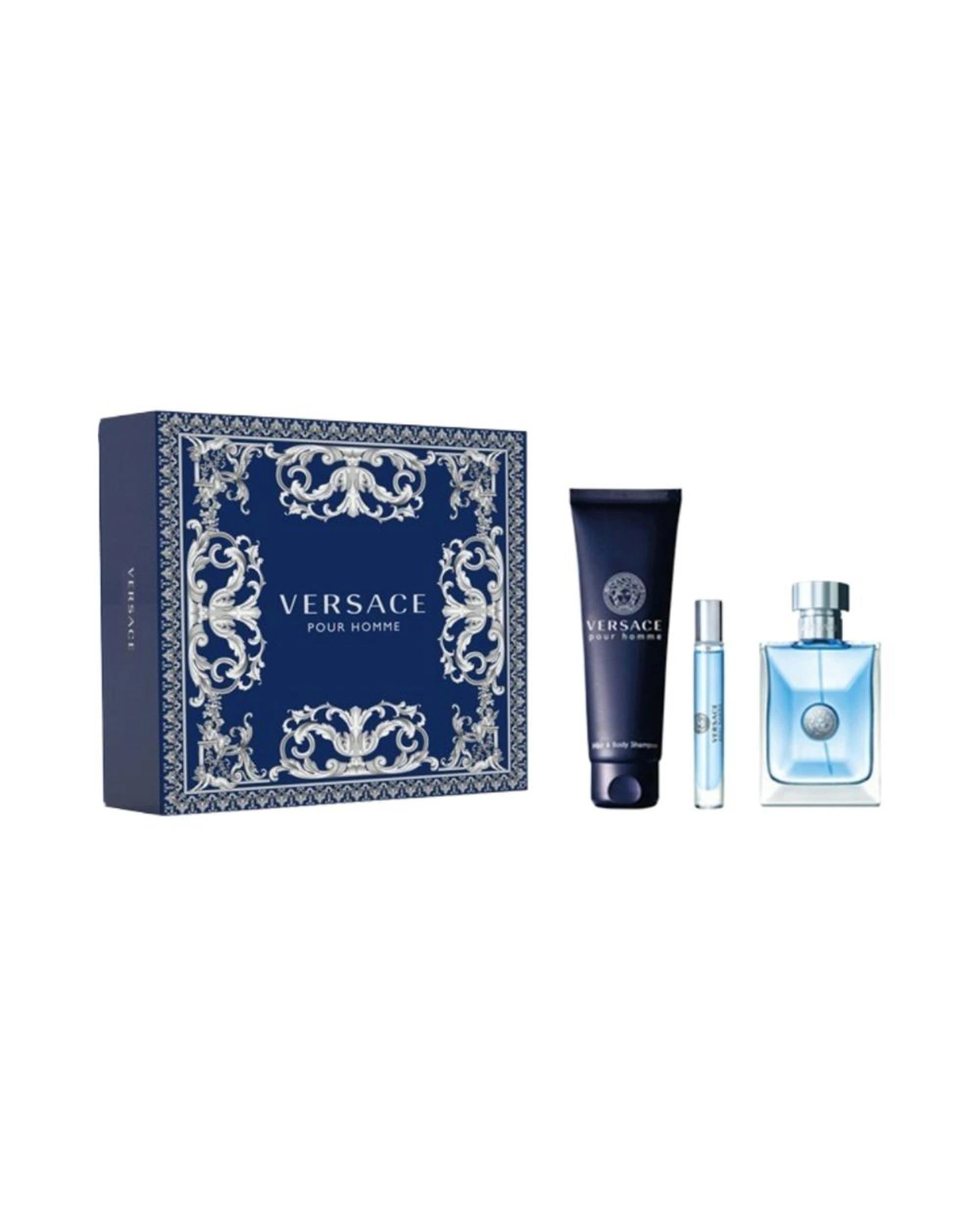 1 Versace Pour Homme 3 Piece 100ml Eau de Toilette, 1 of 1