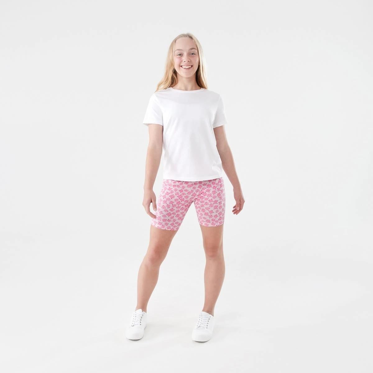 4 Print Bike Shorts SCRIBBLE DITSY PINK, 4 of 5