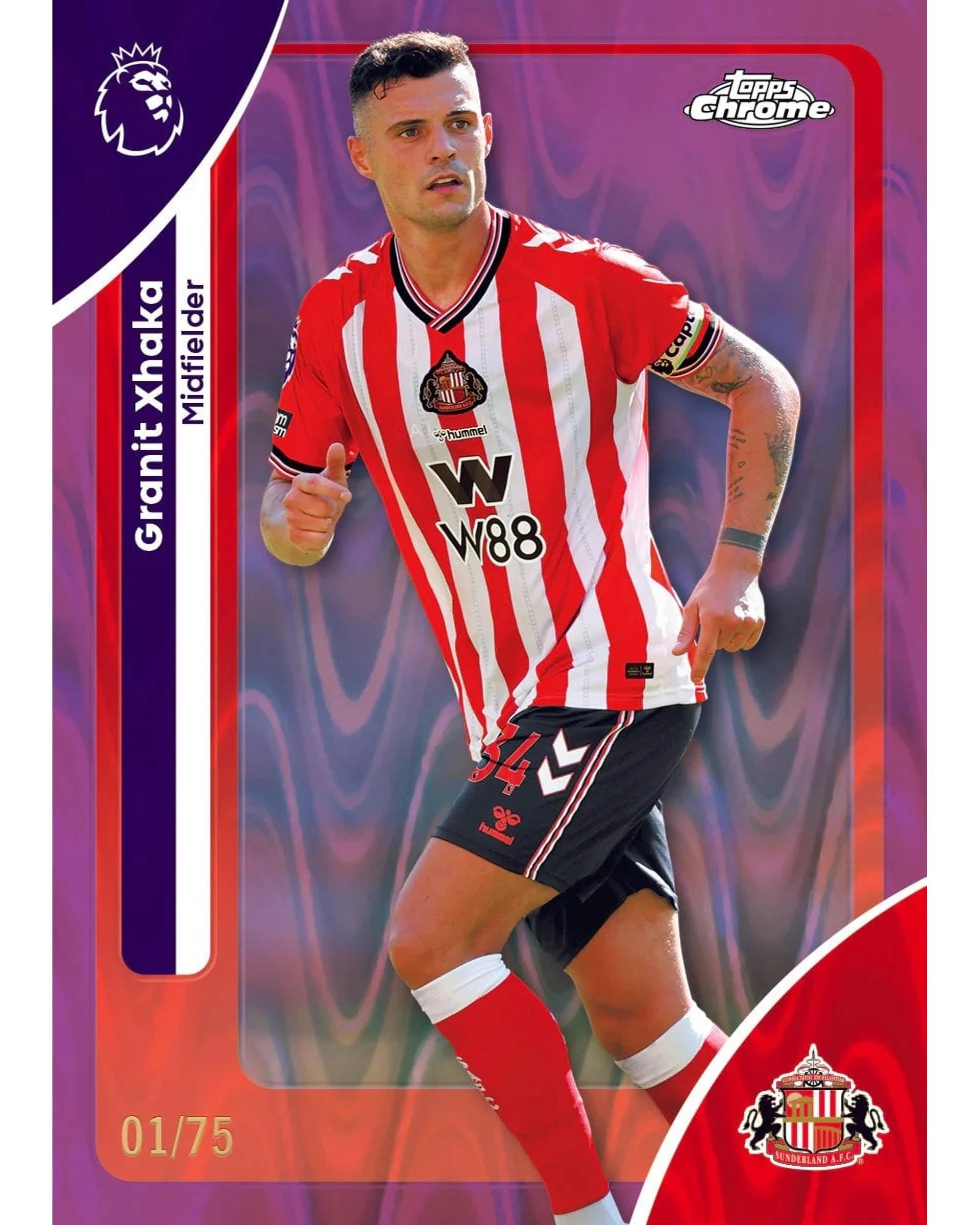 3 Topps 2026 Chrome Premier League Soccer Tin, 3 of 9
