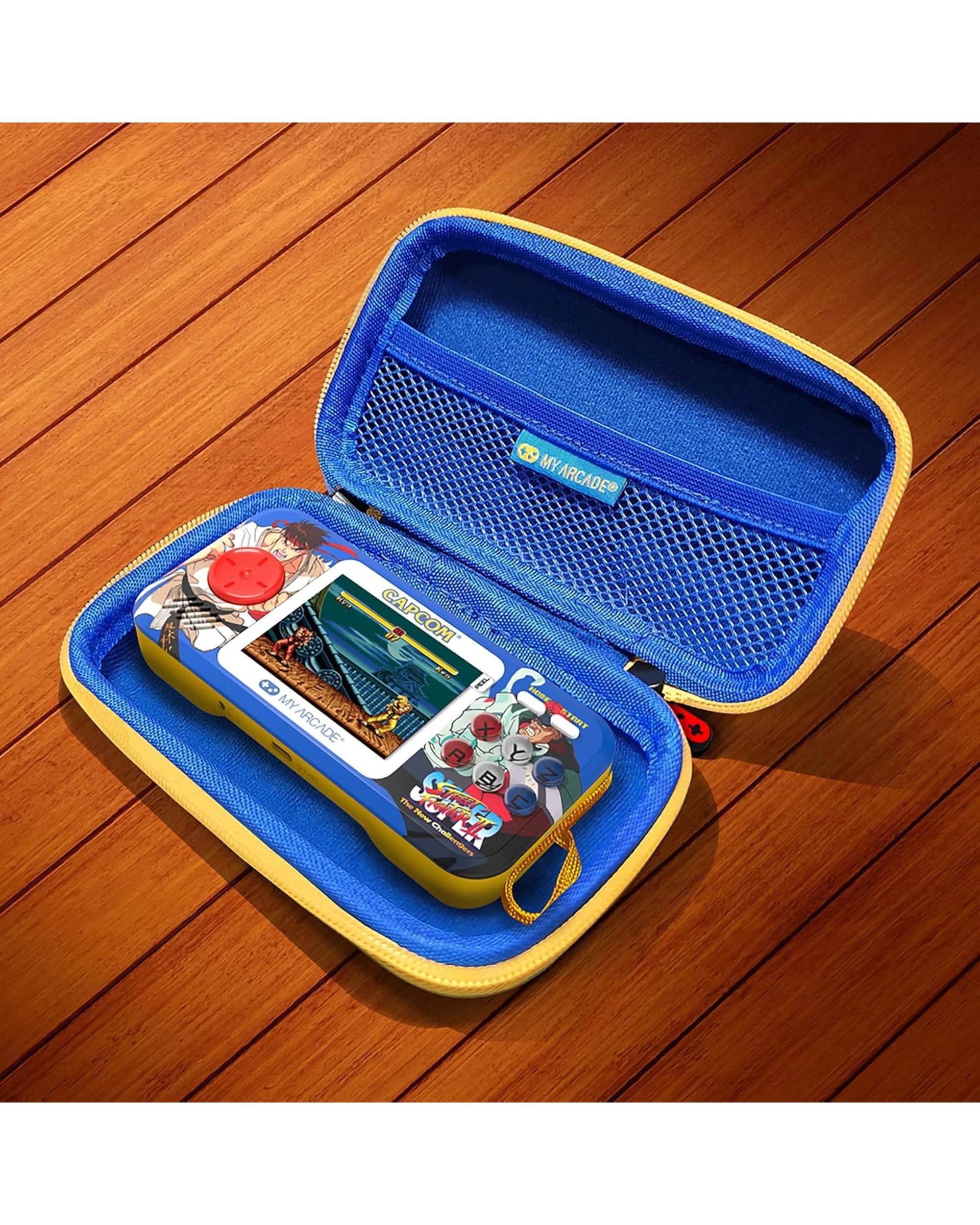 3 My Arcade Super Street Fighter II Pocket Player Pro + Travel Case, 3 of 5