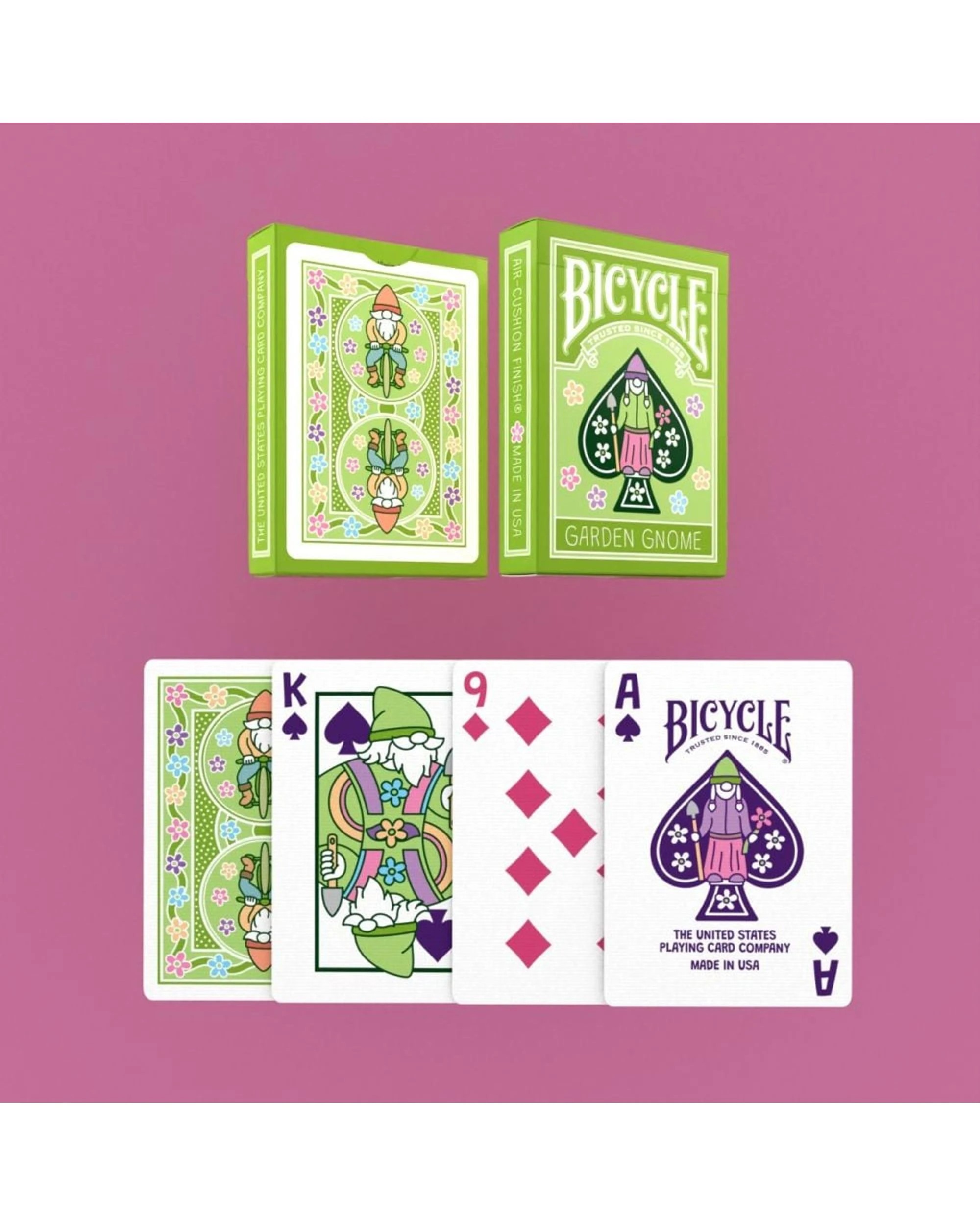 7 Bicycle Garden Gnome Playing Cards, 7 of 10