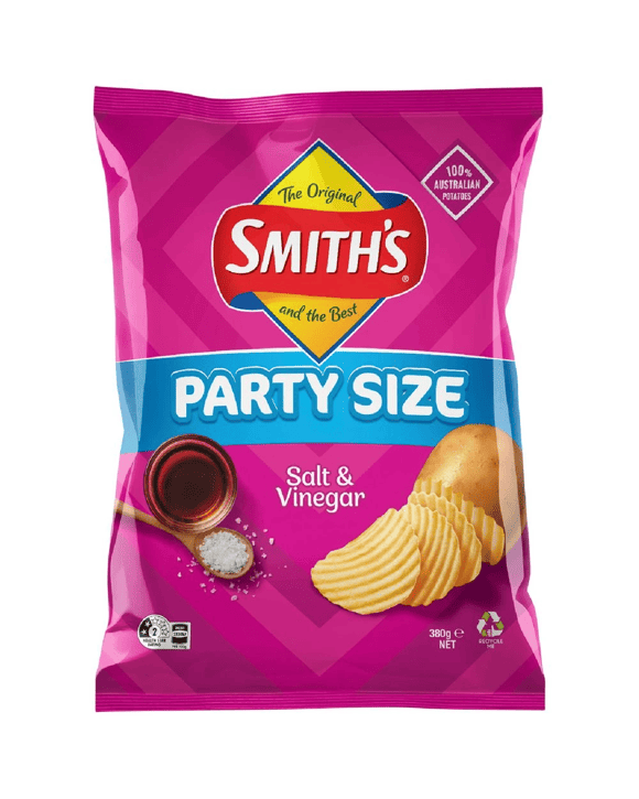 Smiths Salt and Vinegar Chips 380g