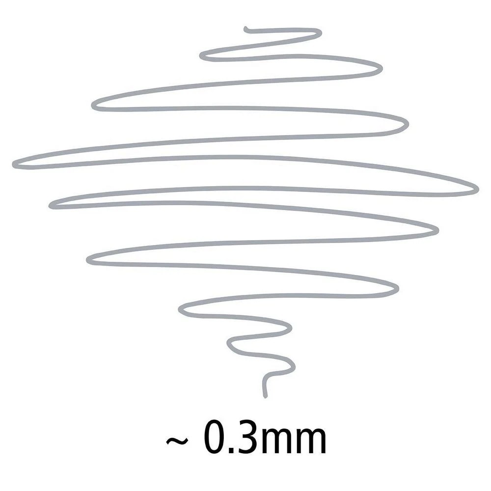2 Staedtler Triplus 0.3mm Fineliner Silver Grey, 2 of 6