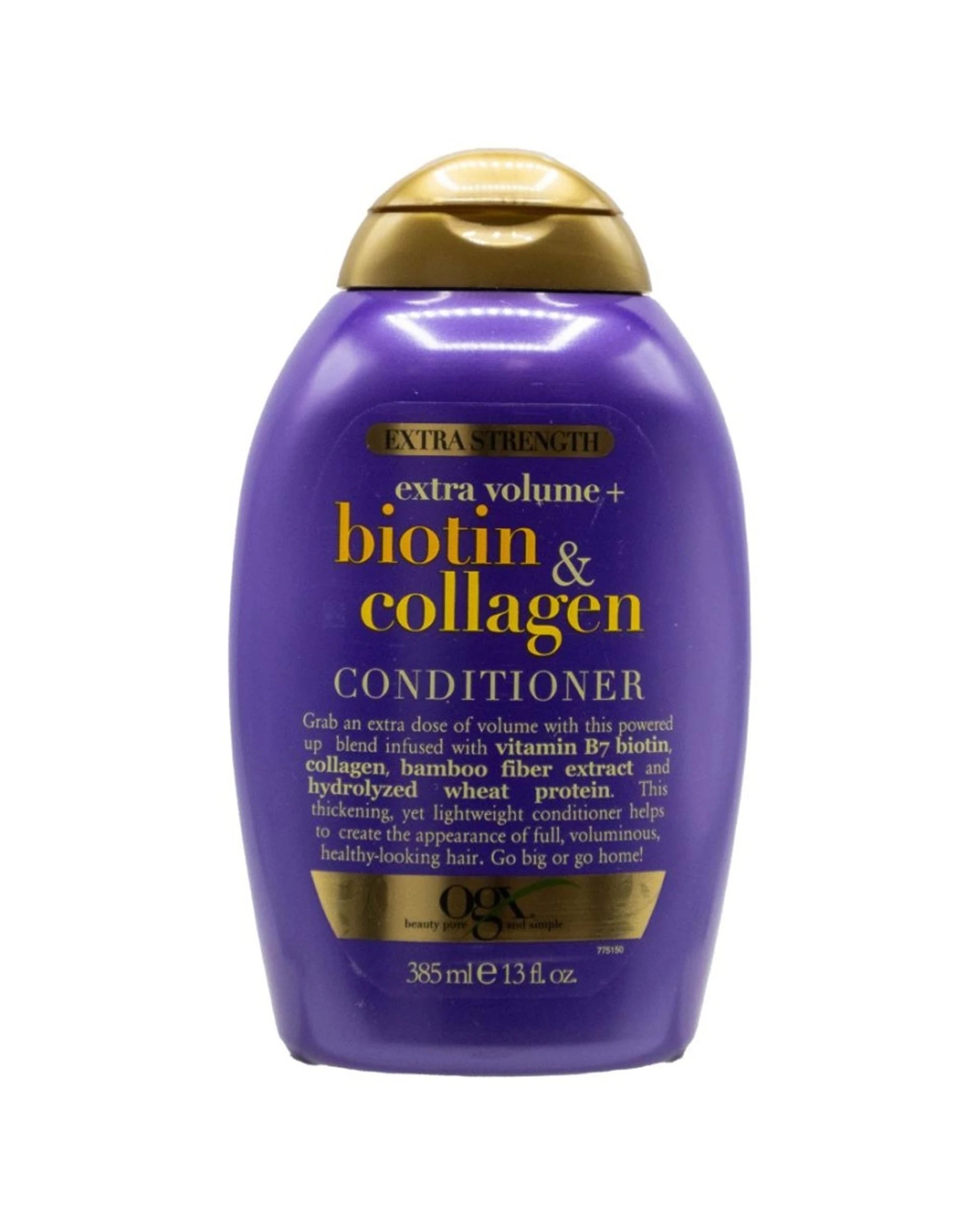 2 OGX 8PK Biotin and Collagen Extra Strength Volume Hair Care Conditioner 385ml - Multi, 2 of 3