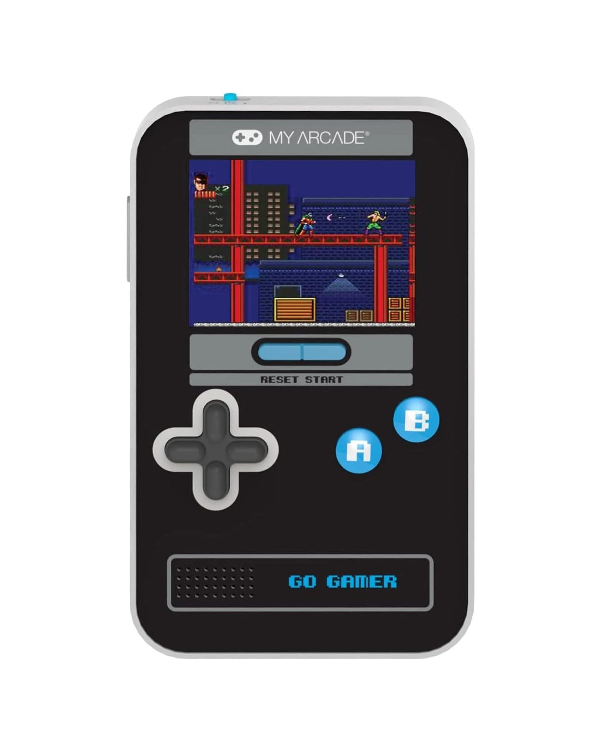 3 My Arcade Go Gamer Classic Portable Gaming System with 300 Games - Black and Blue - Multi, 3 of 6