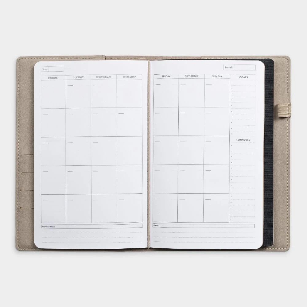 6 Otto Personal Undated Planner Stone, 6 of 10