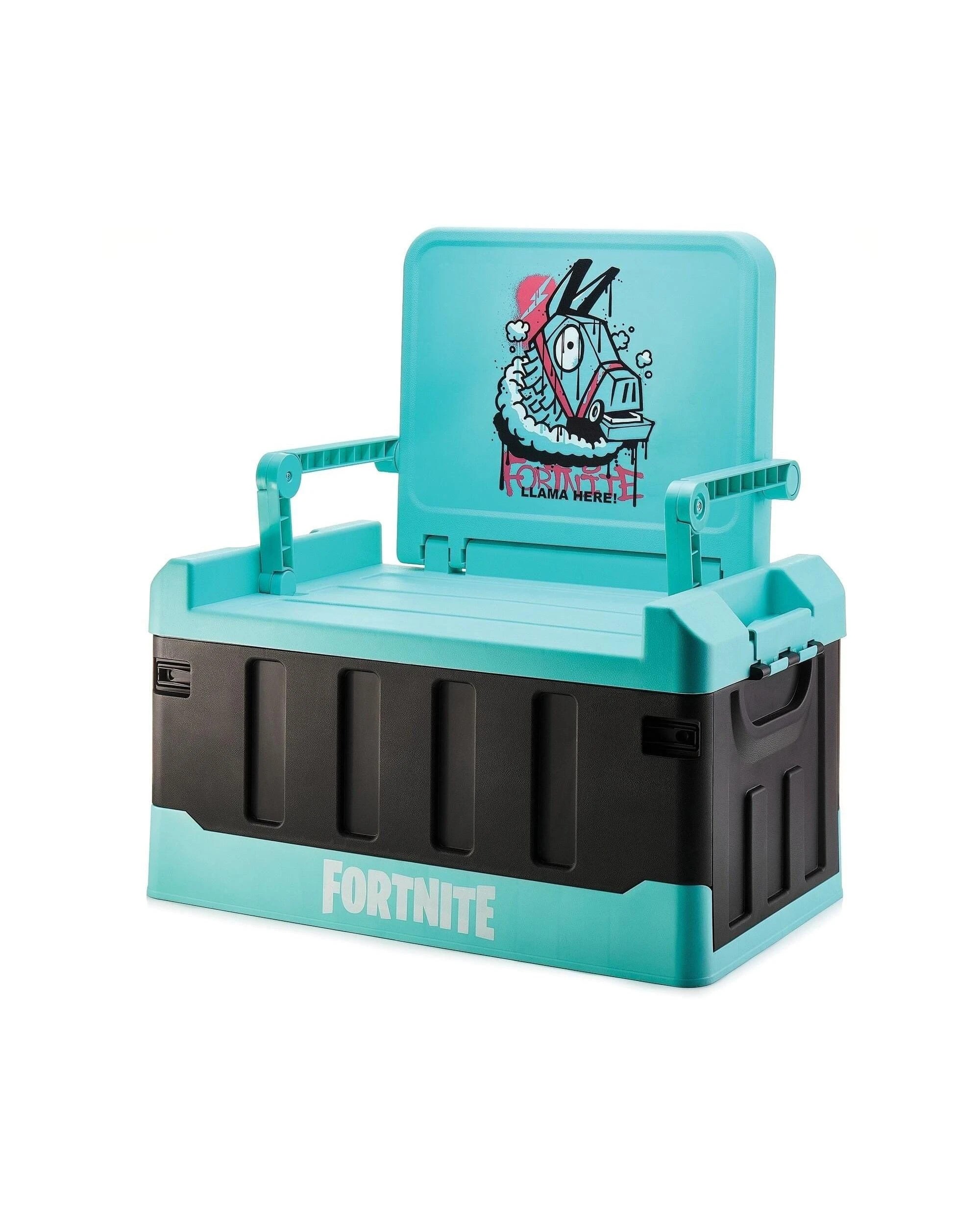 1 Numskull Fortnite Bedroom Storage Box With Folding Chair, 1 of 7