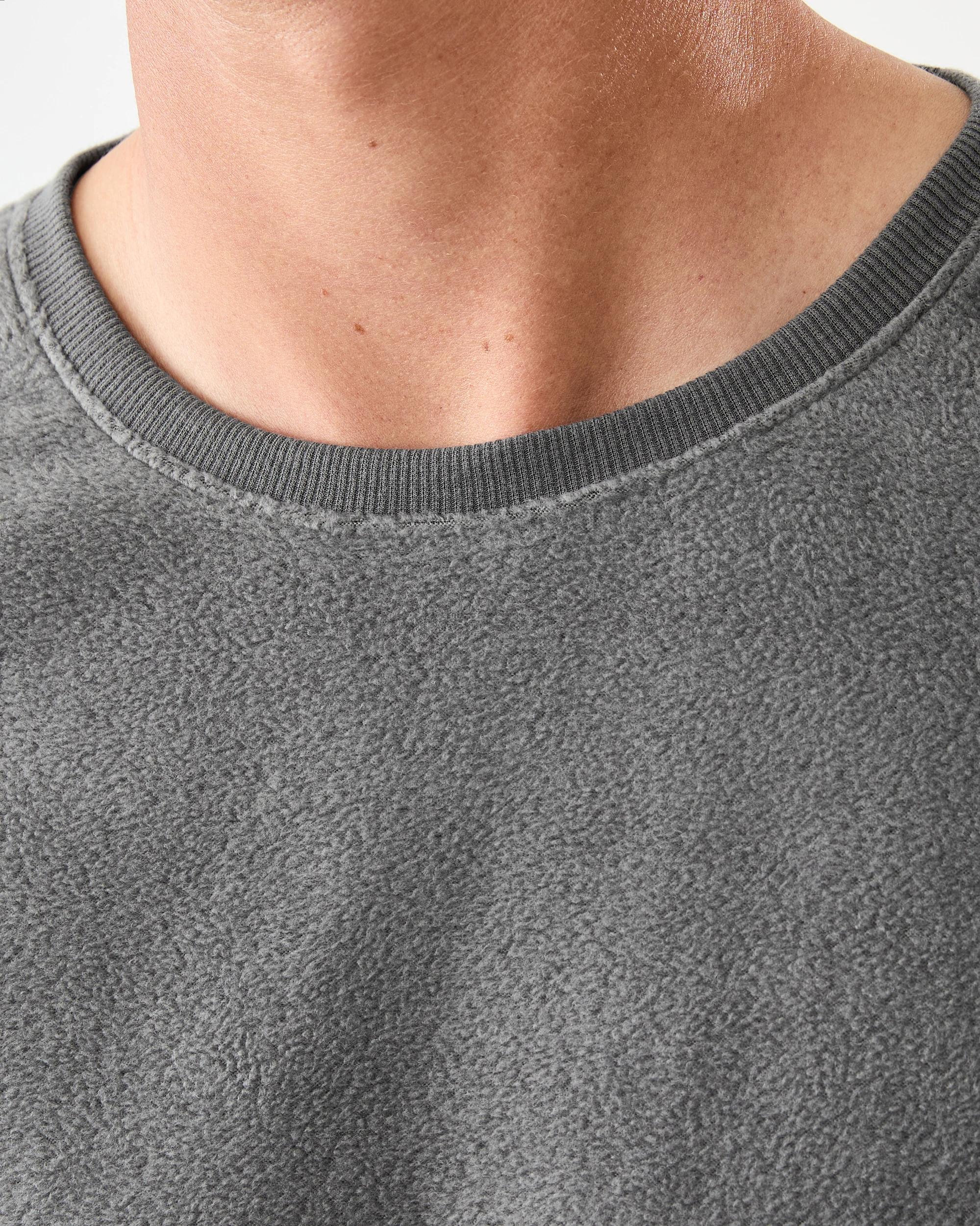 5 Long Sleeve Fleece Pyjama Set Gry Check, 5 of 7