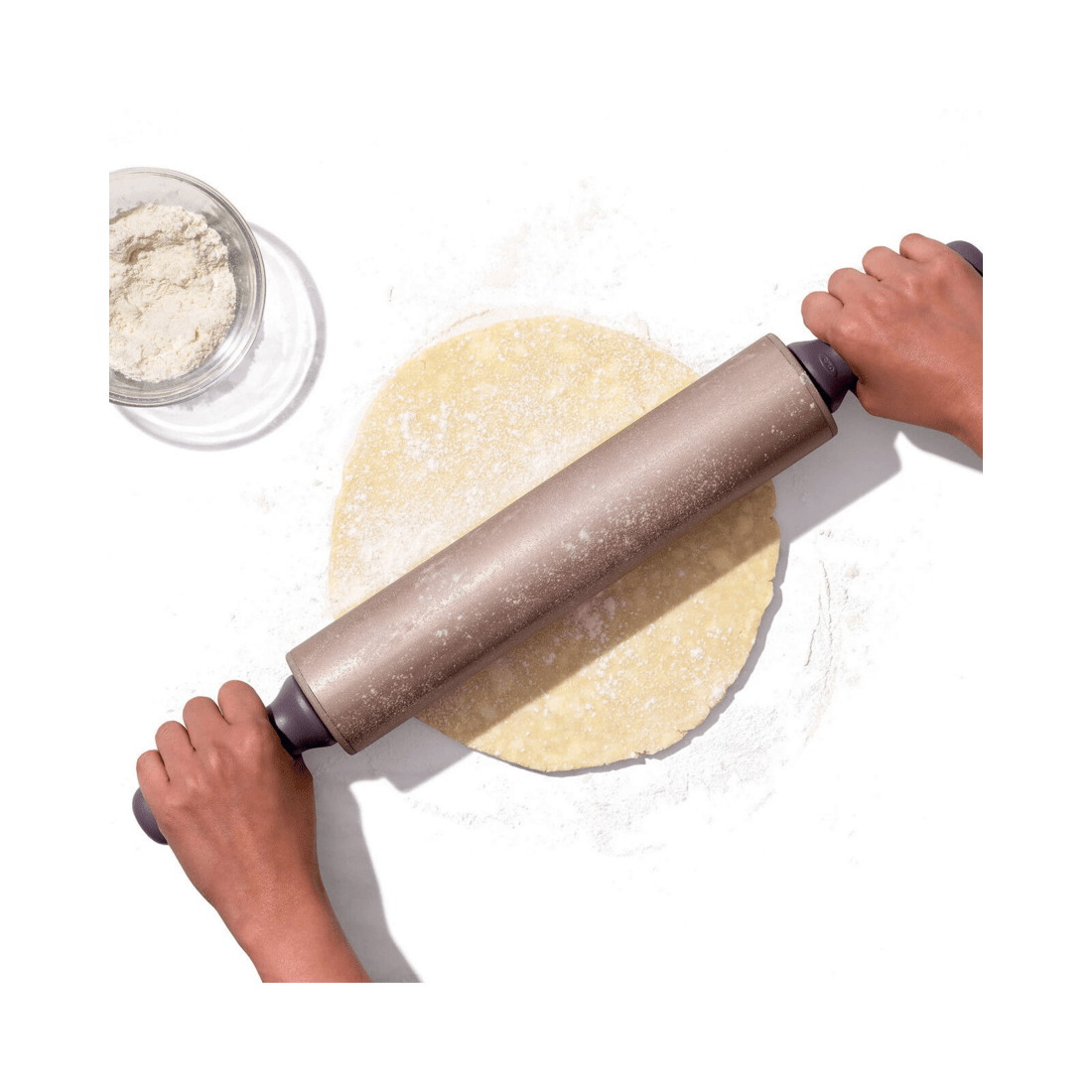 4 OXO Good Grips Non-Stick Rolling Pin – Comfortable Grip & Even Rolling for Dough, Pastry, and Baking, 4 of 6