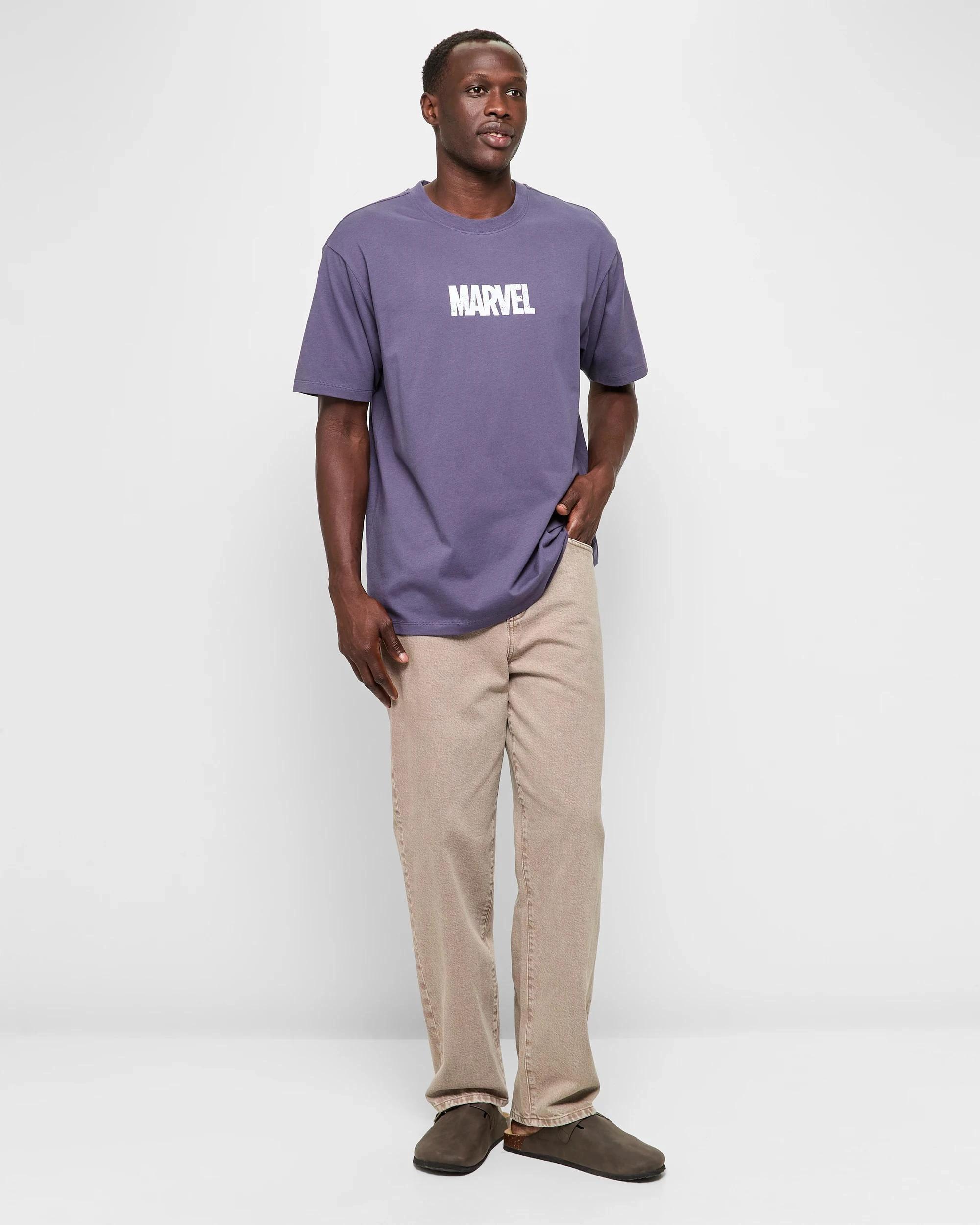 2 Licensed Australian Cotton Marvel Legacy T-Shirt BLUE, 2 of 5