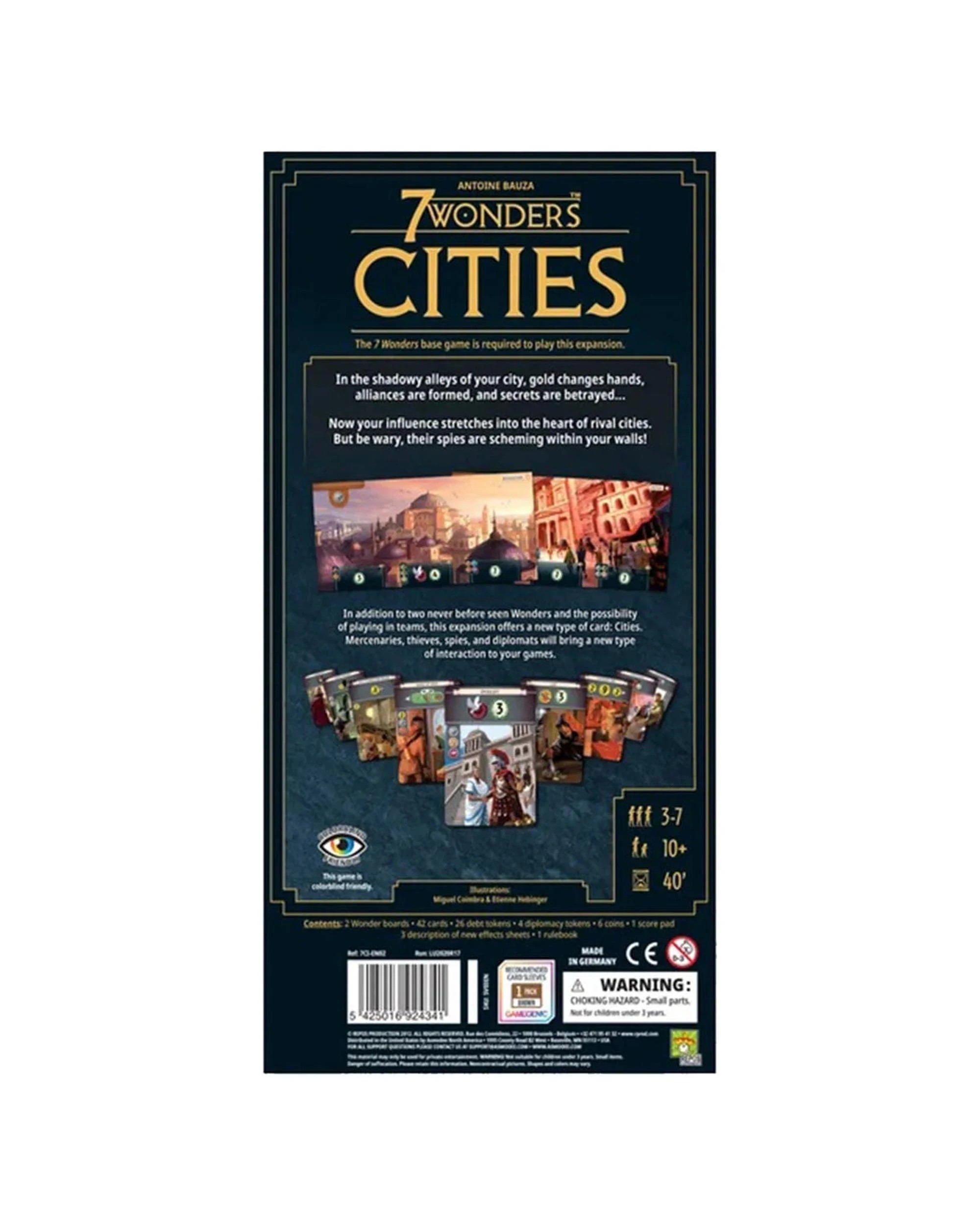 3 7 Wonders New Edition: Cities Expansion Board Game, 3 of 3