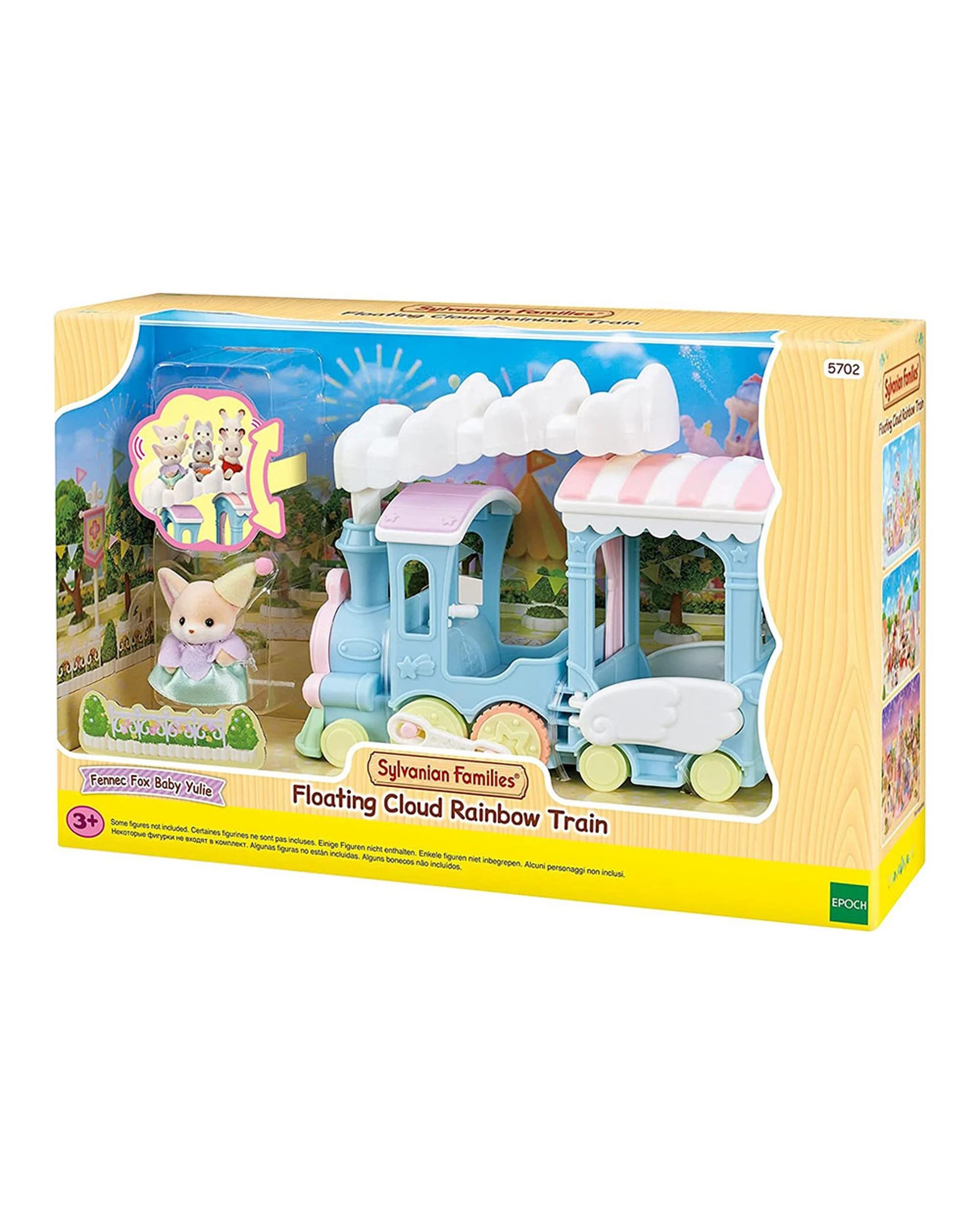 1 Sylvanian Families Floating Cloud Rainbow Train, 1 of 4