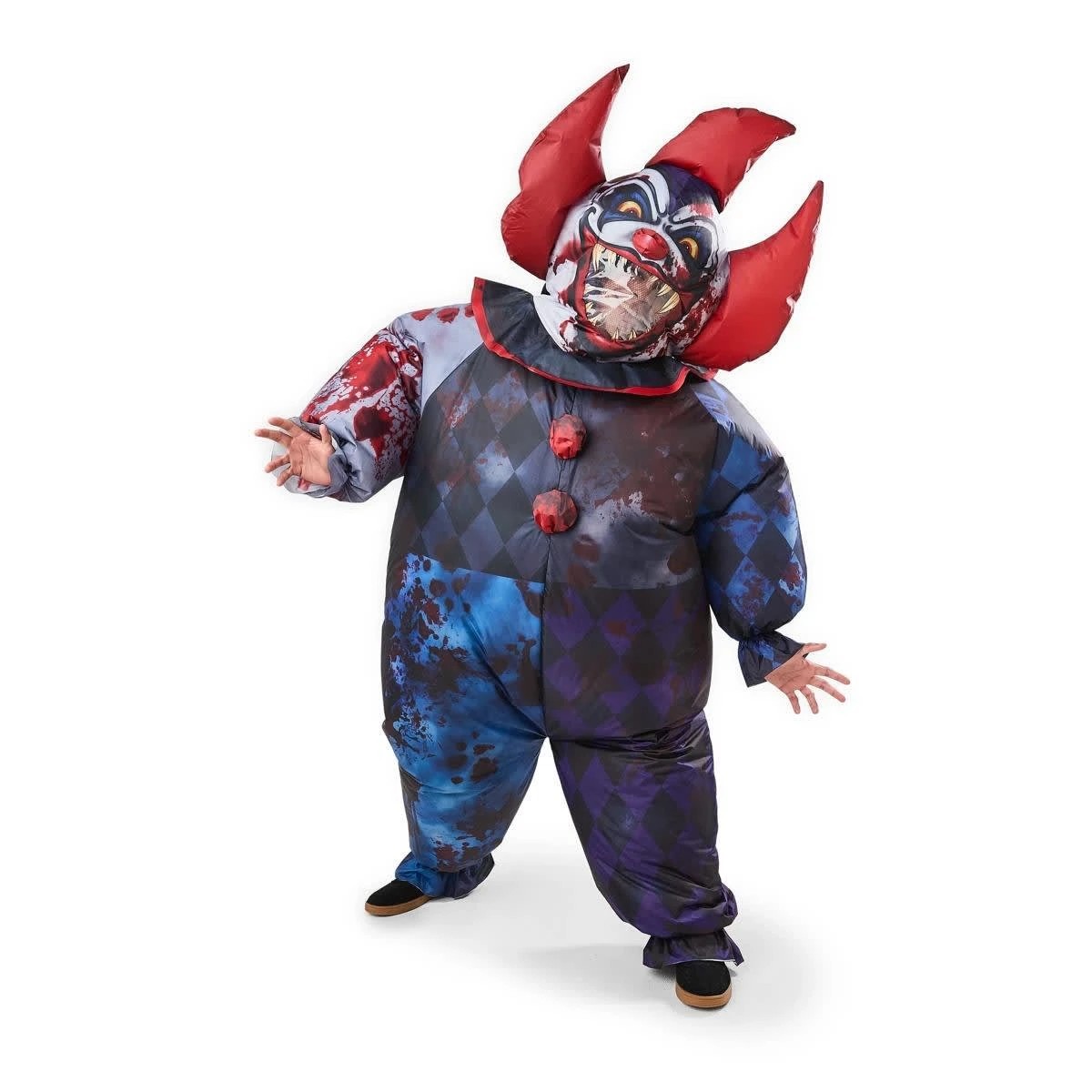 2 Inflatable Clown Costume - Adult, 2 of 8