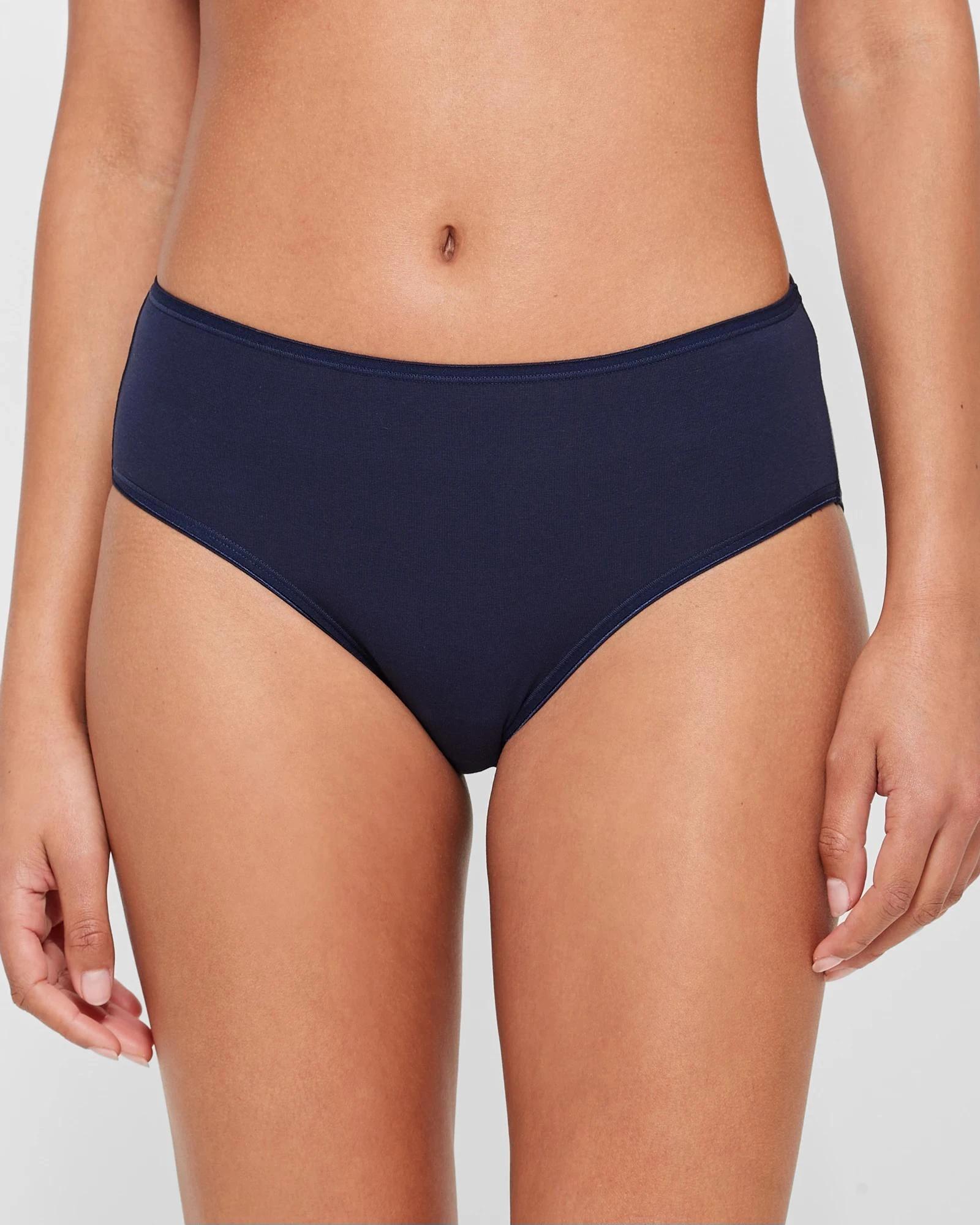 2 Target 2 Pack Everyday Cotton Midi Briefs with Aloe NAVY BLUE, 2 of 4