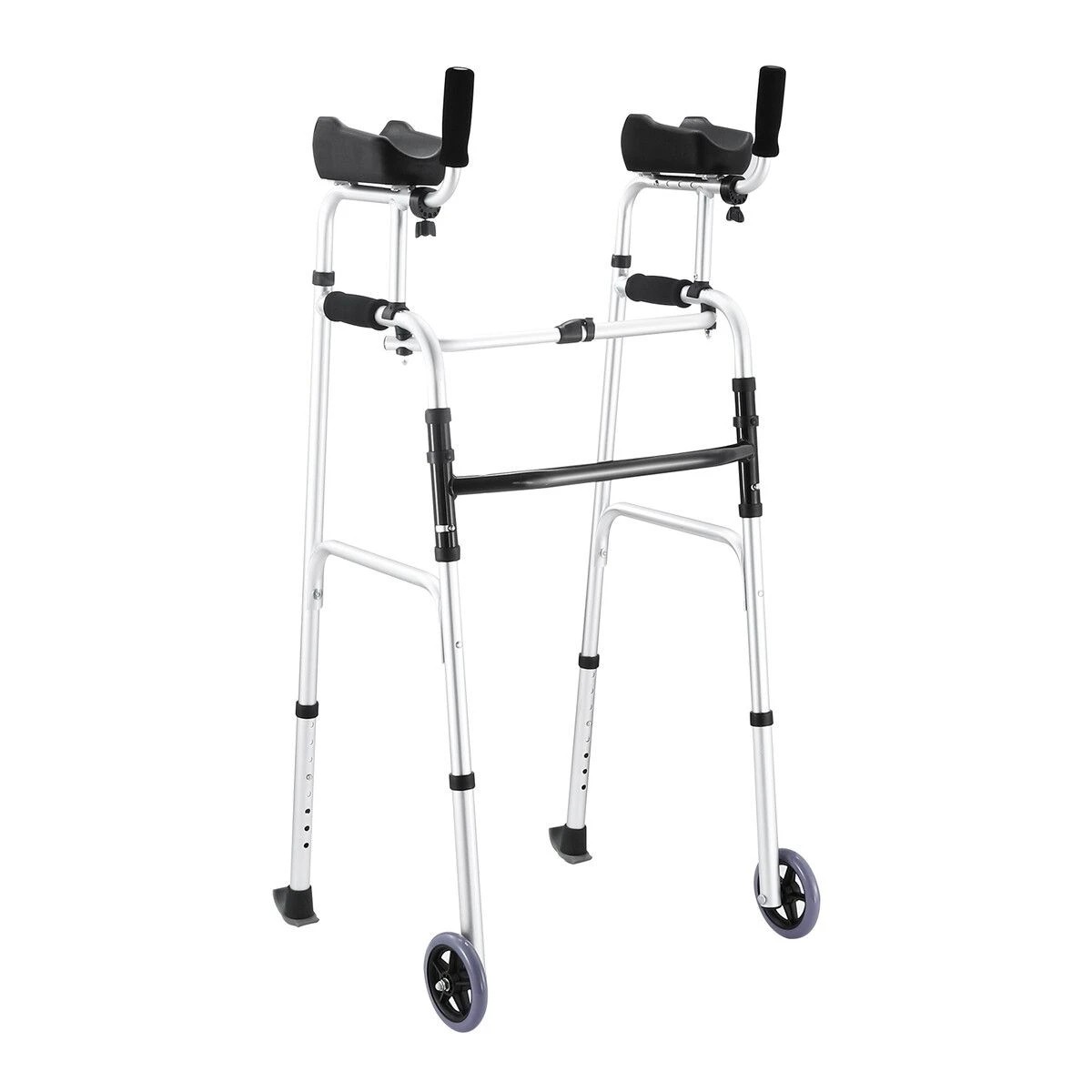 3 AUSWAY 2in1 Folding Walker Medical Aid Elderly Mobility, 3 of 5