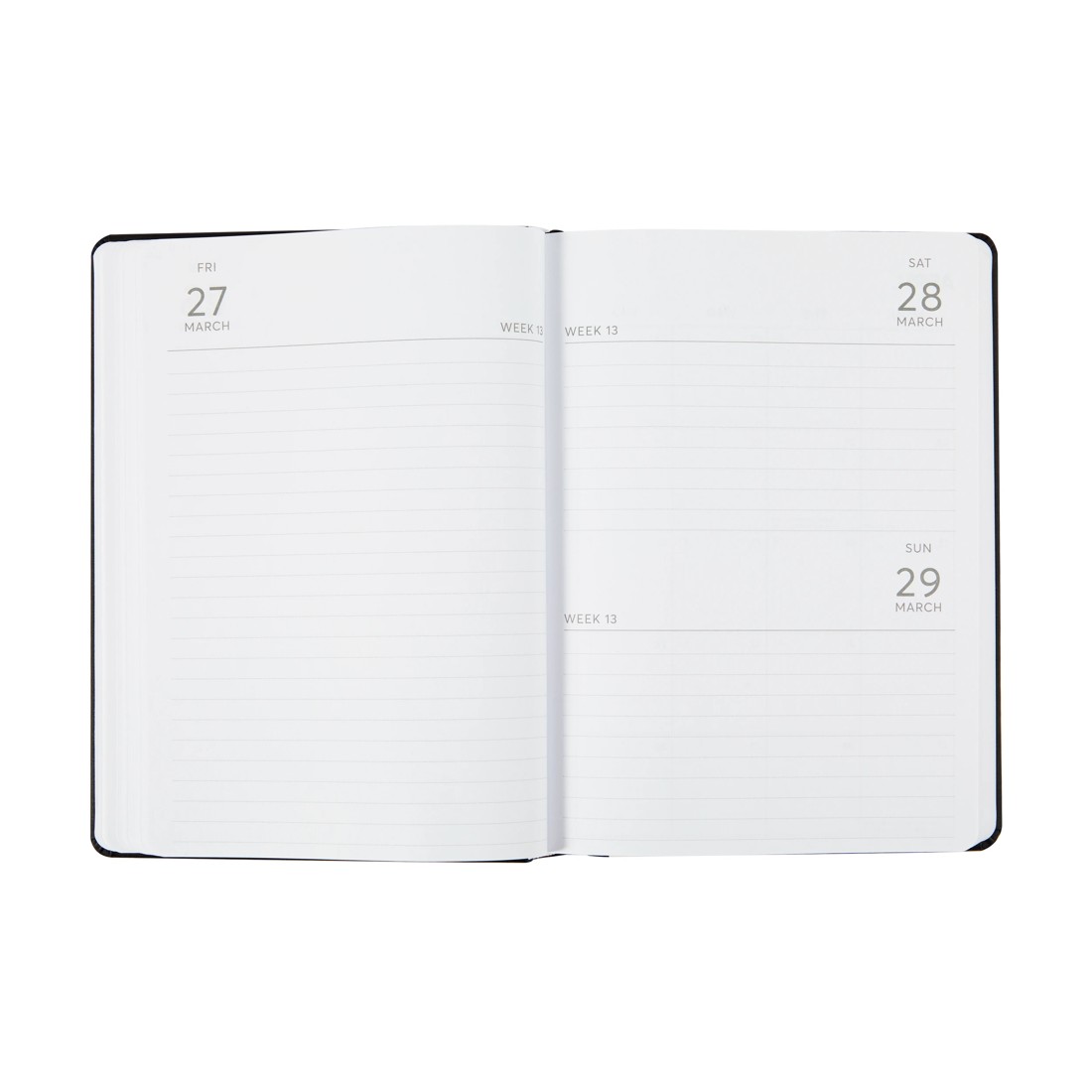 2 2026 Daily Diary - Black, 2 of 8