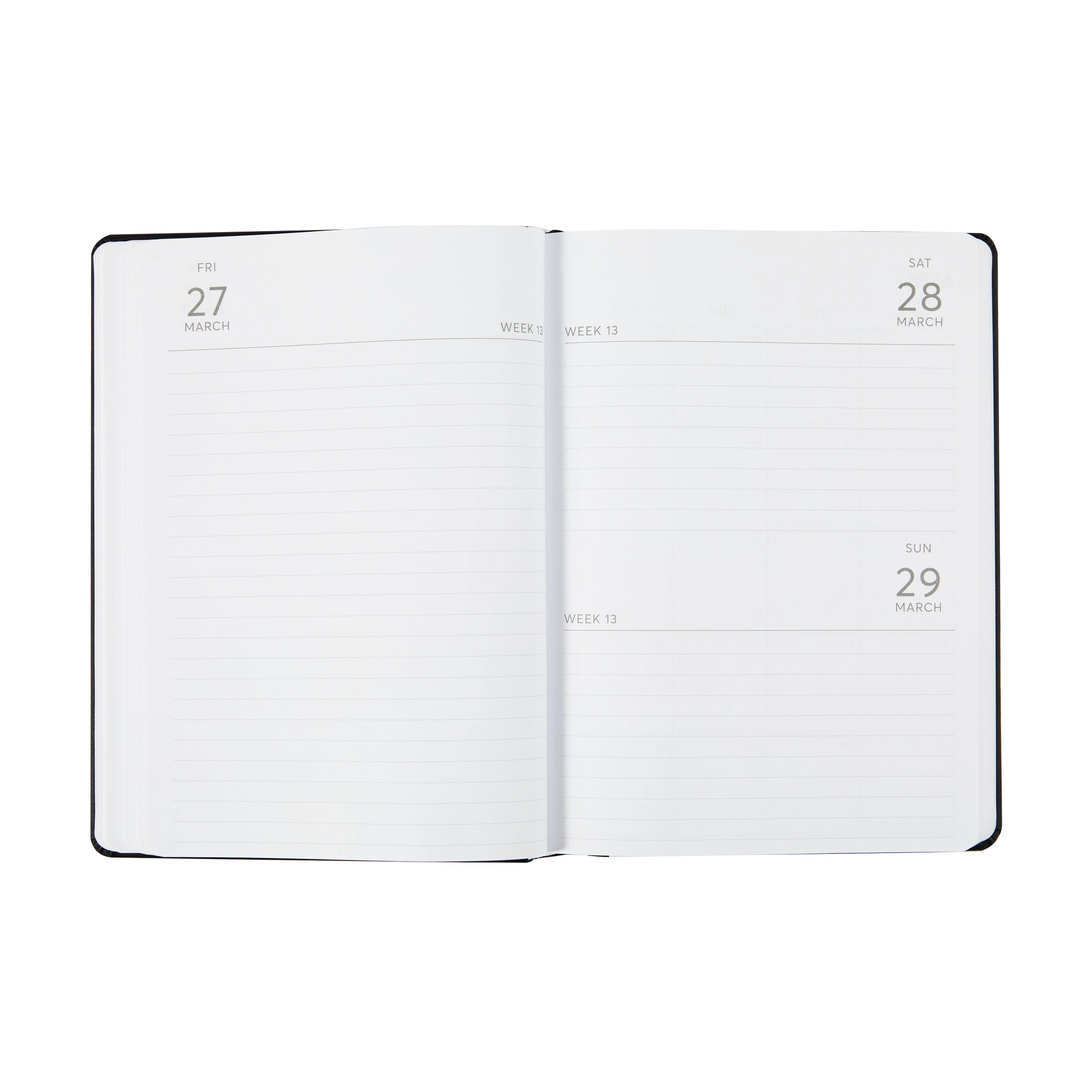 2 2026 Daily Diary - Black, 2 of 8