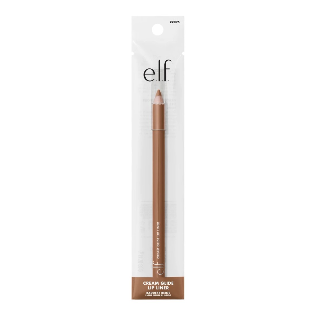 3 e.l.f. Cream Glide Lip Liner - Baddest Beige, 3 of 7