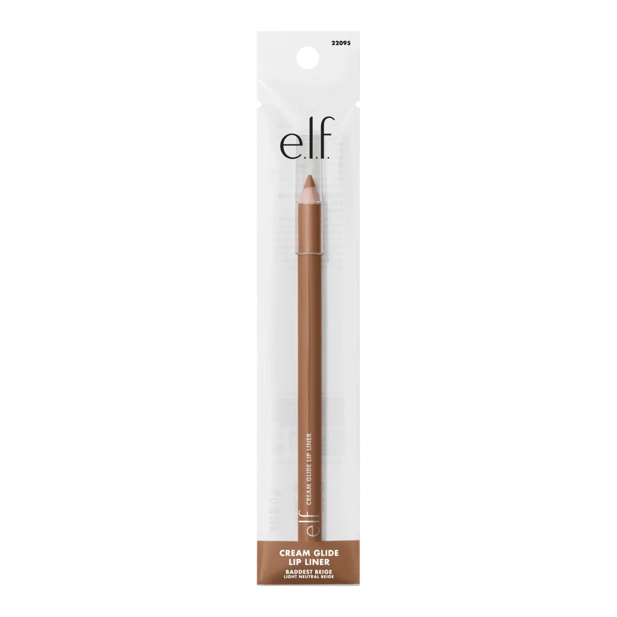 3 e.l.f. Cream Glide Lip Liner - Baddest Beige, 3 of 7