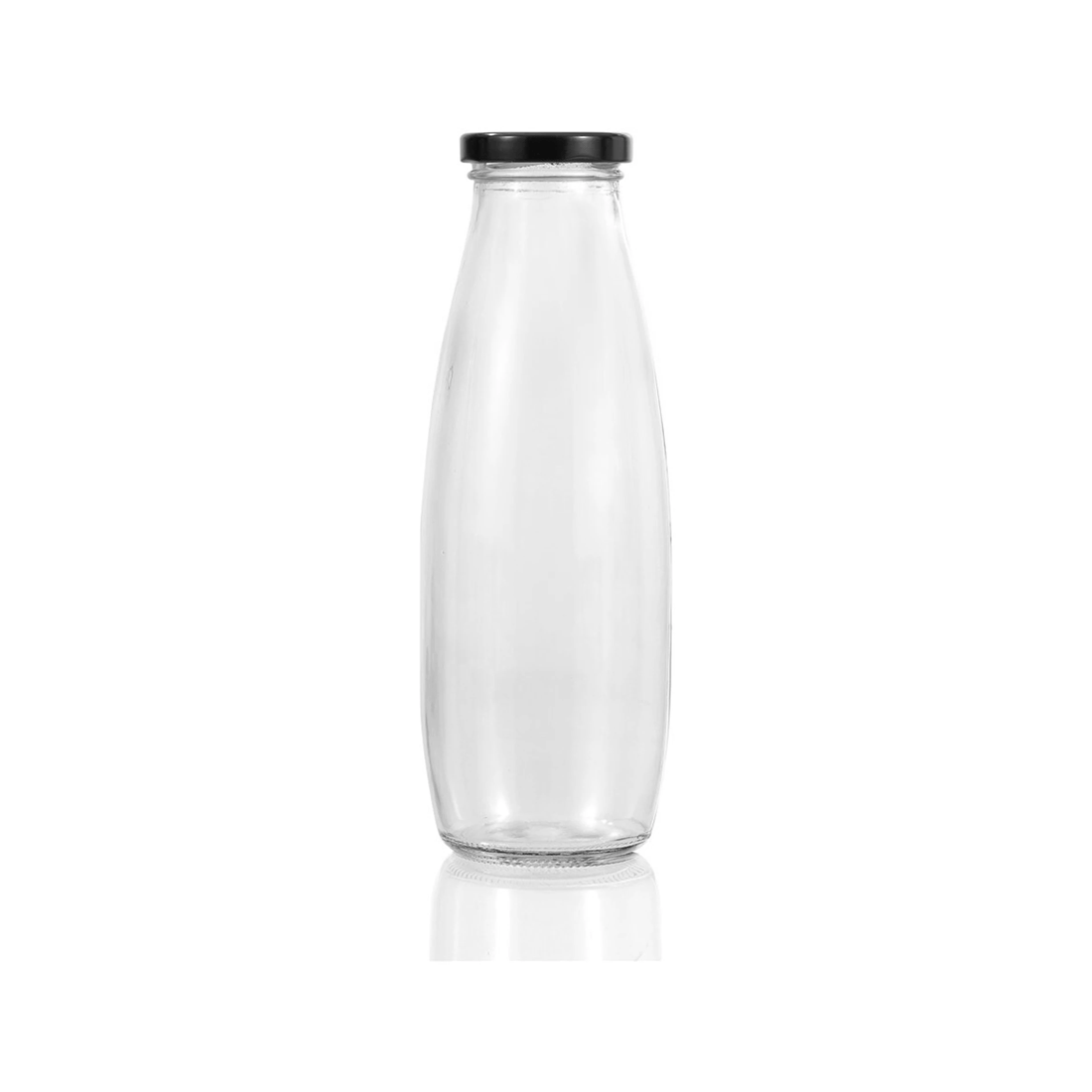 1 Lemon & Lime 450ml Glass Milk Bottle Container Storage W/ Screw Top Lid Assorted
 - Multi, 1 of 5