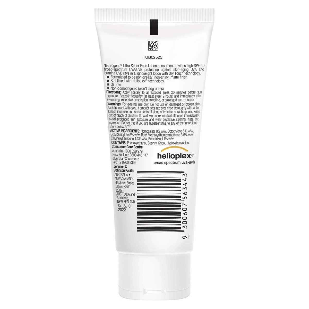 2 Neutrogena Ultra Sheer SPF 50 Face Lotion Sunscreen 88ml, 2 of 4