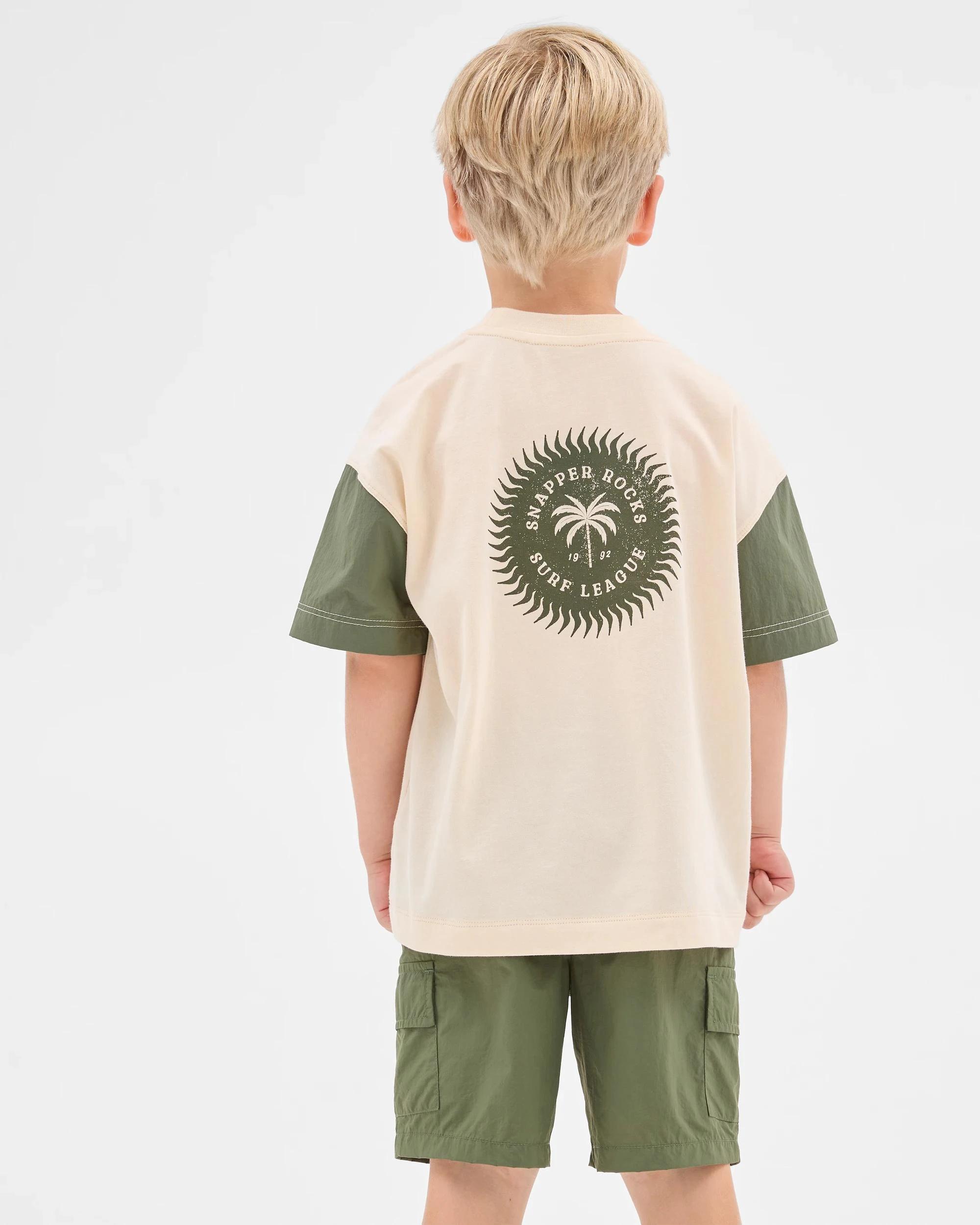 5 Target Australian Cotton and Nylon Blend Oversized T-shirt NEUTRAL, 5 of 8