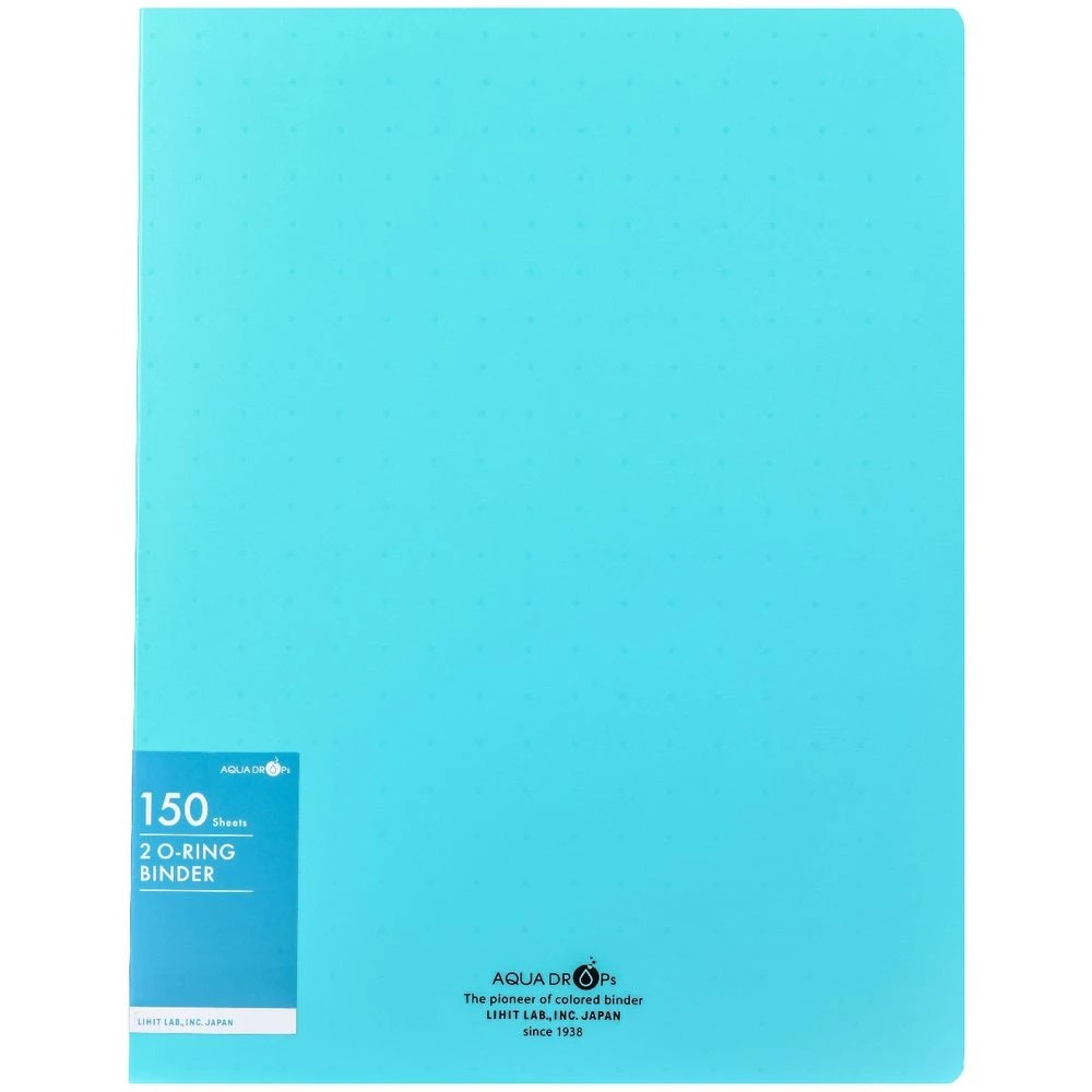 2 Aqua Drops A4 Twist Binder 2-O 18mm Vivid Teal, 2 of 4