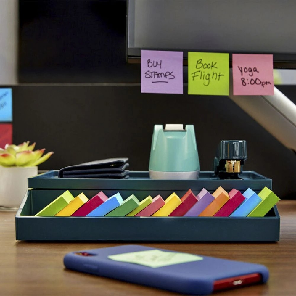 8 Post-it Super Sticky Disp Note 76x76mm Supernova Neons 6 Pack, 8 of 10