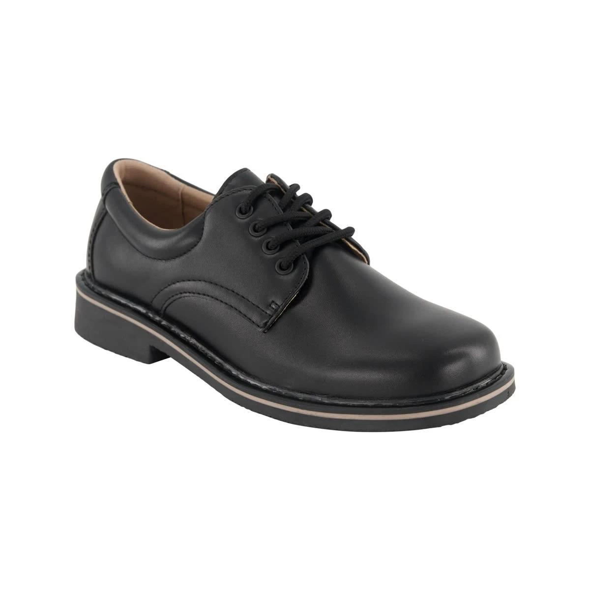 1 Classic Lace Up School Shoes Black, 1 of 6