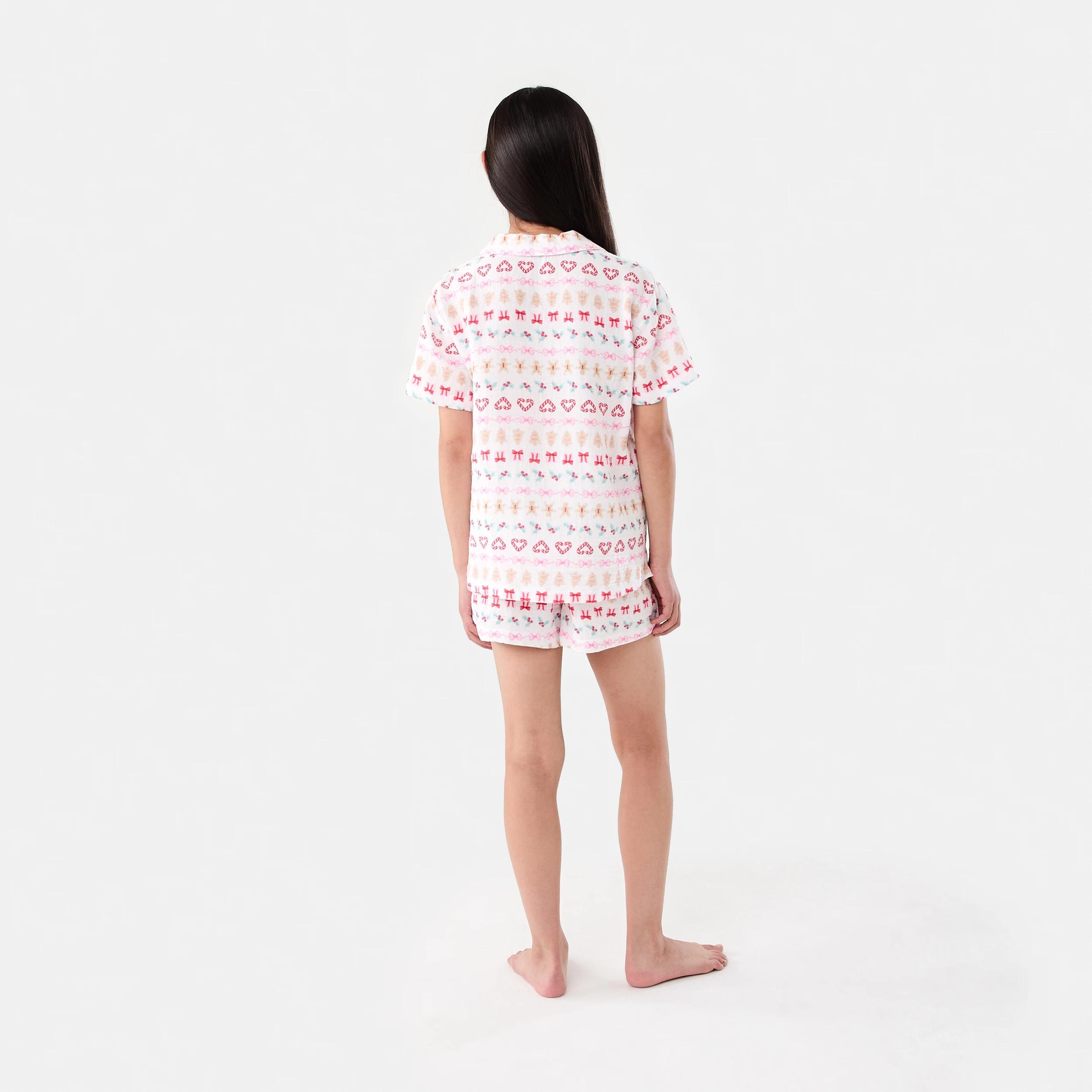 2 Christmas Woven Pyjama Set Wht Xmas, 2 of 9