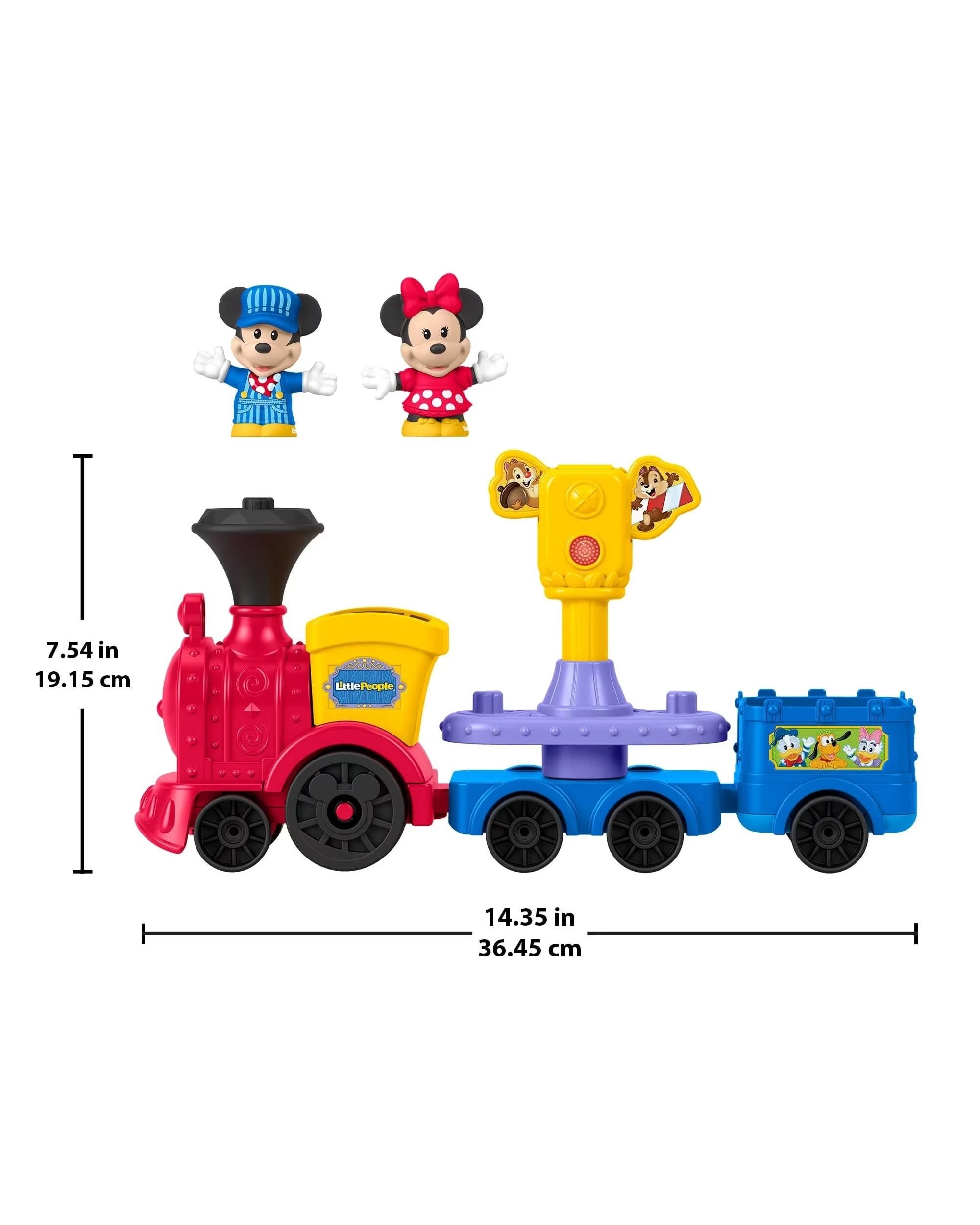 2 Fisher-Price Little People Disney Jr Mickey and Minnie Musical Train, 2 of 6