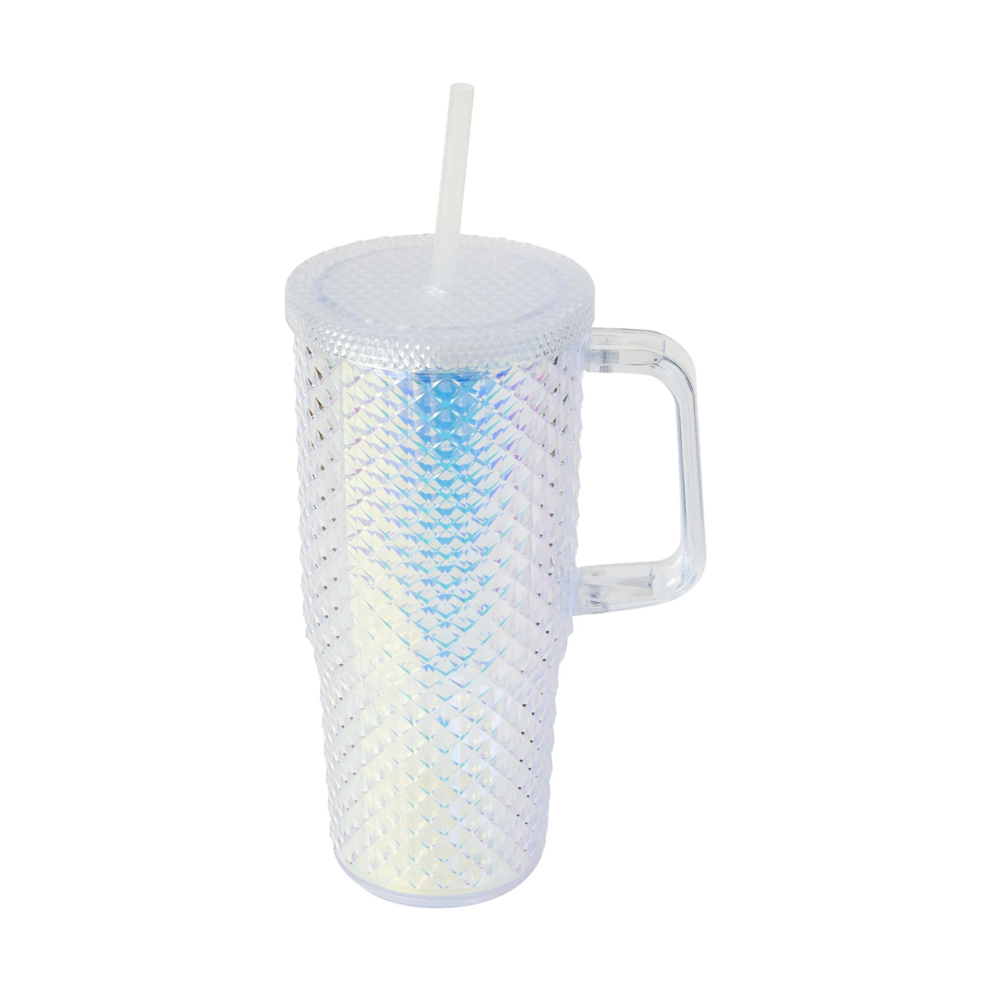 1 650ml Iridescent Textured Tumbler with Handle, 1 of 5