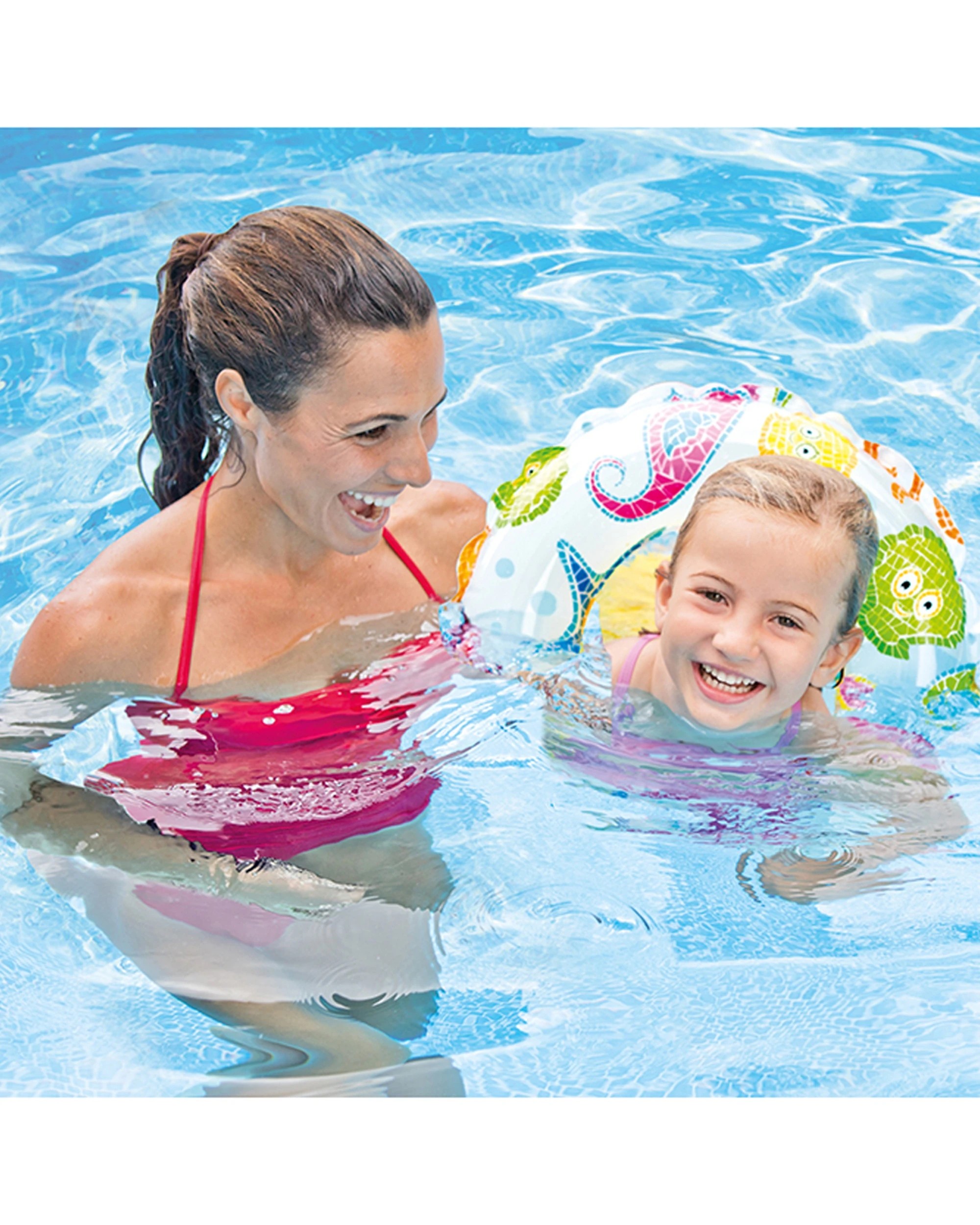 7 Intex 2PK Lively Print Swim Rings Inflatable Kids Floats 3-6Y+ - Assorted, 7 of 9