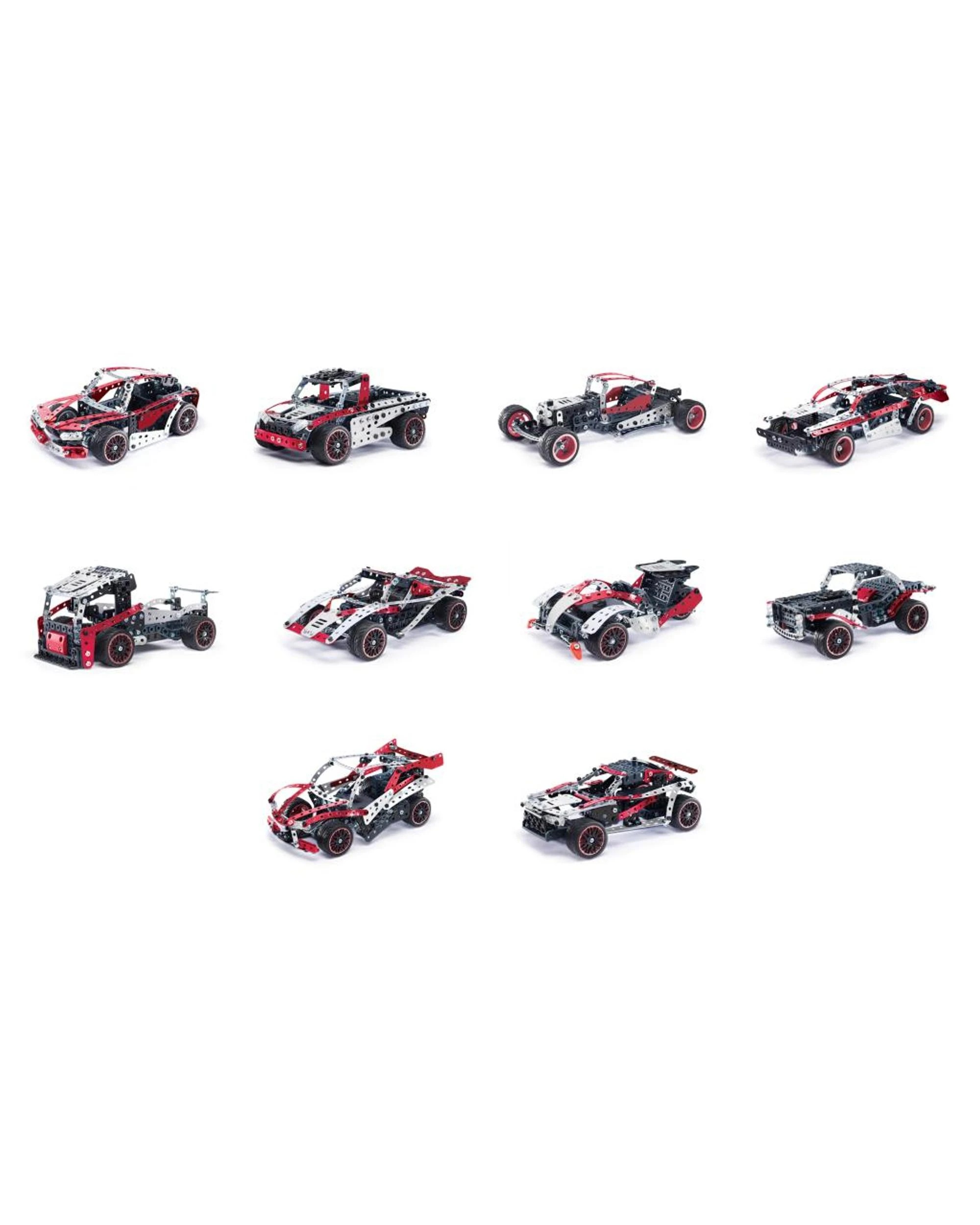 3 Meccano 25-in-1 Motorized Supercar STEM Model Building Kit, 3 of 4