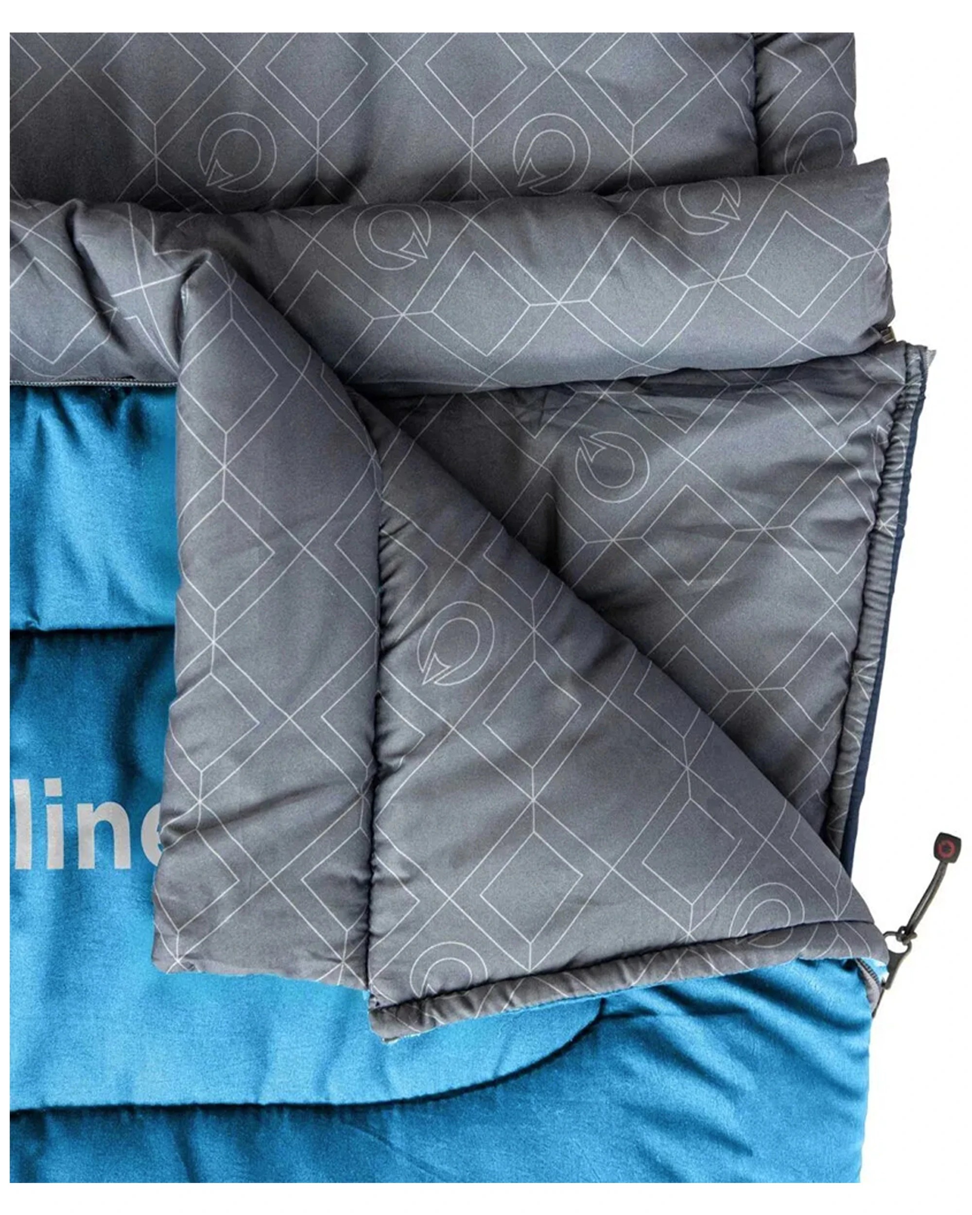 5 Quest Ridgeline 0 Degree Sleeping Bag With Carry Bag Synthetic Fill - Blue, 5 of 8