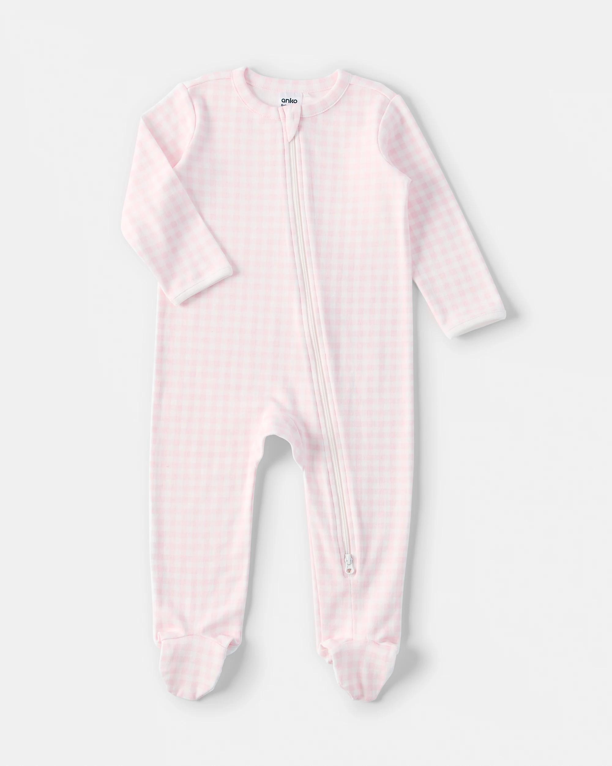 3 3 Pack Australian Cotton Coveralls Pnk Bows, 3 of 8