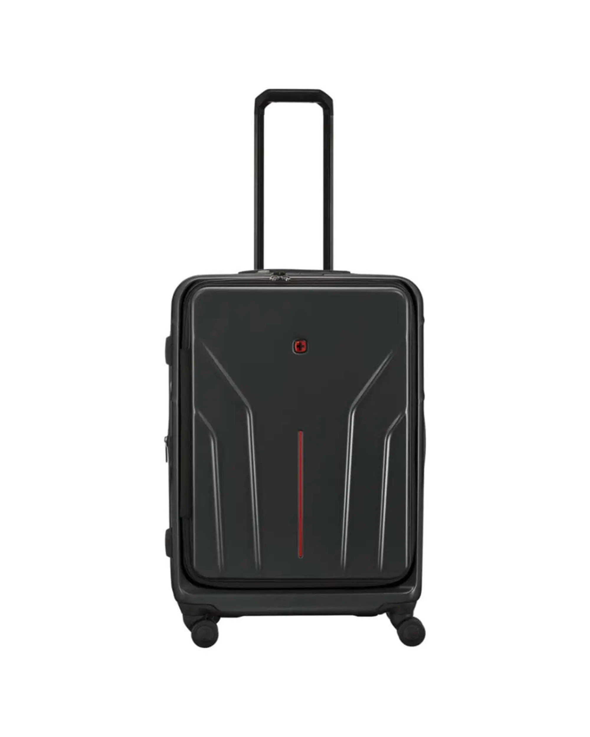 3 Wenger Amplix Hardside 69 cm Medium Suitcase With Travel Sentry Lock - Black, 3 of 9
