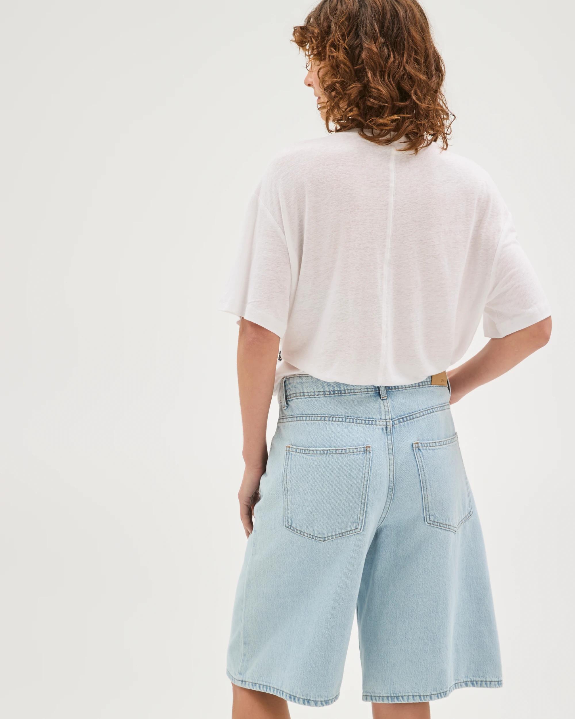 6 Target Denim AirLoom A-Line Bermuda Denim Shorts ICY FADE, 6 of 6