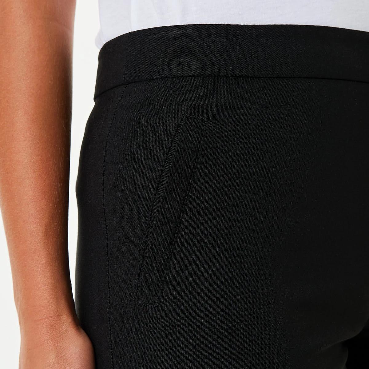 4 High Rise Skinny Pants BLACK, 4 of 5