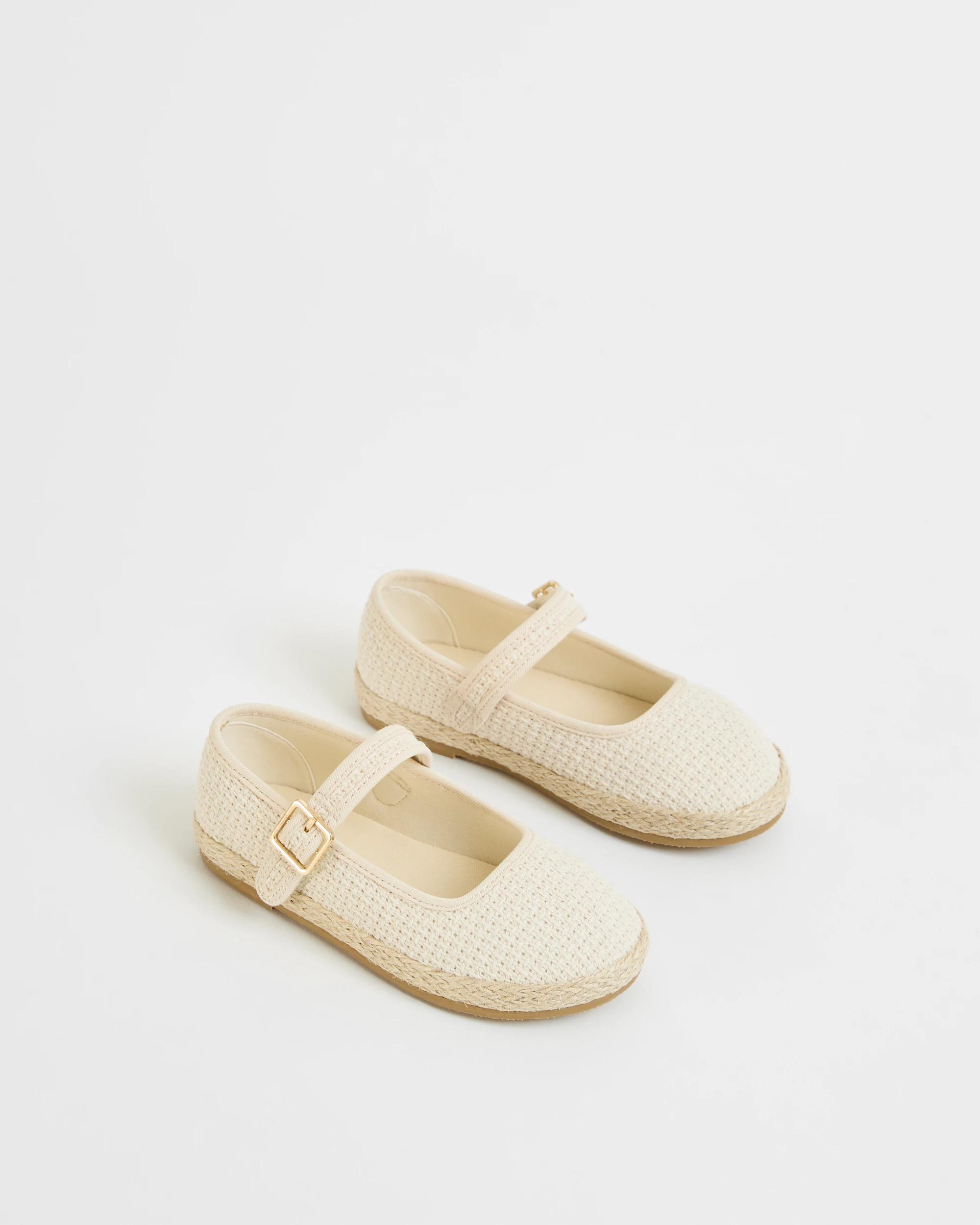 2 Target Kids Mary Jane Espadrille Flats NATURAL, 2 of 3