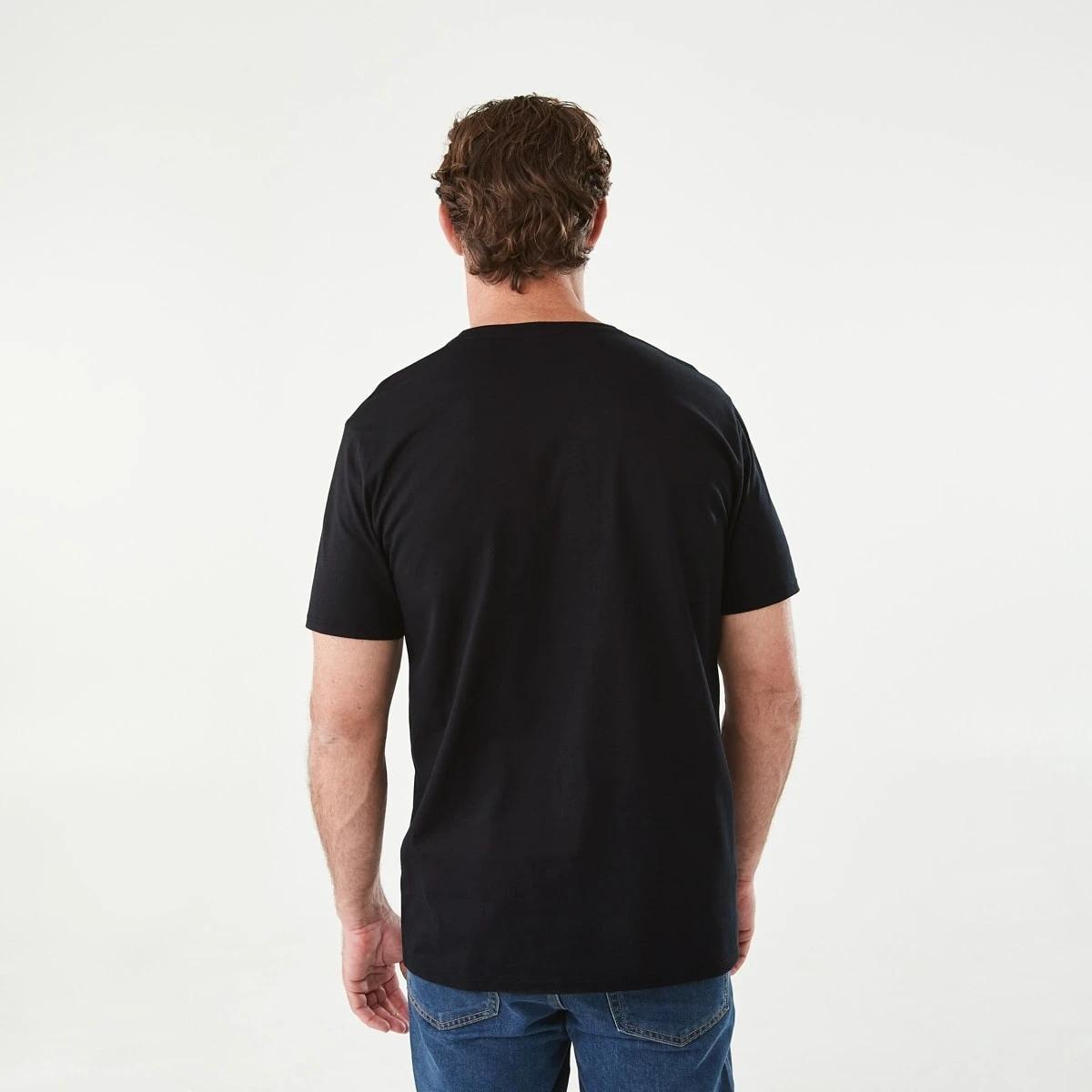 3 Plain Crew Neck T-shirt BLACK, 3 of 7