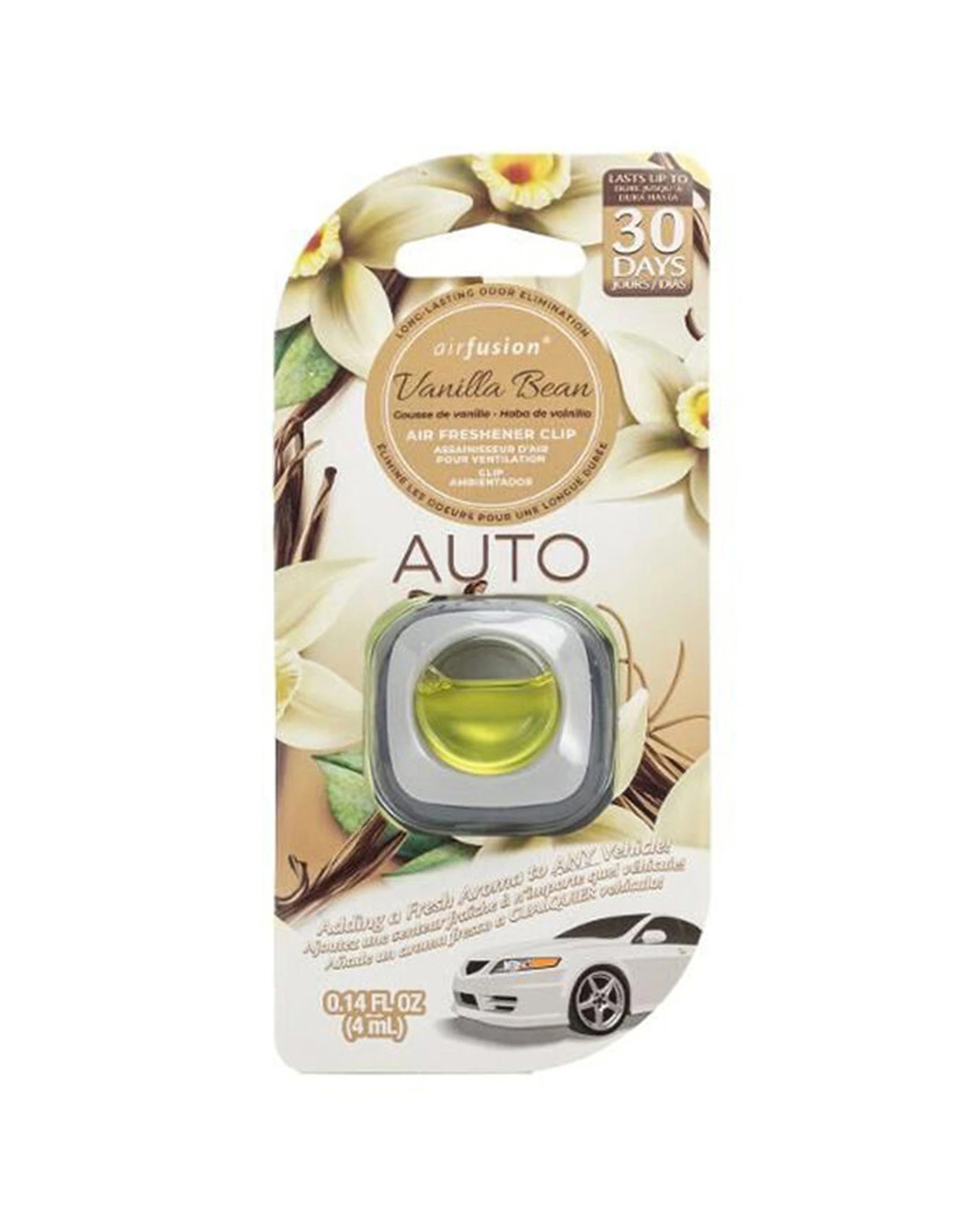 2 Air Fusion 12PK Car Automotive Air Freshener Vent Clip 4ml Vanilla Bean - Multi, 2 of 3