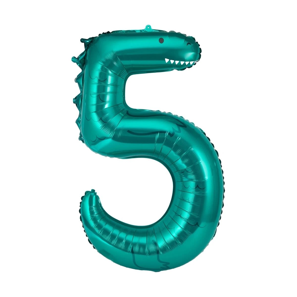 1 Dinosaur Number 5 Foil Balloon, 1 of 4