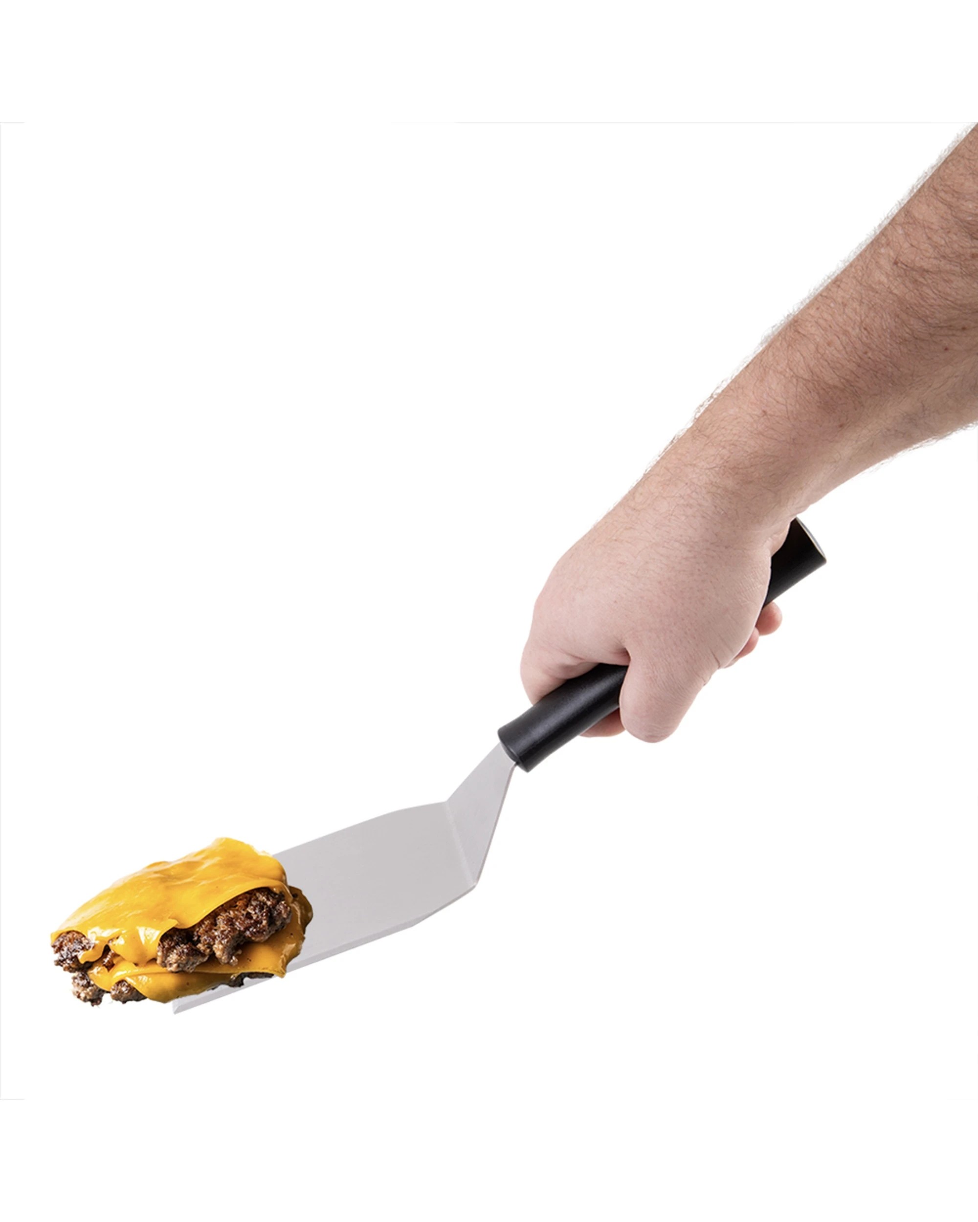 8 Urban Grill BBQ Spatula Stainless Steel Long Handle Wide Head - Silver, 8 of 10