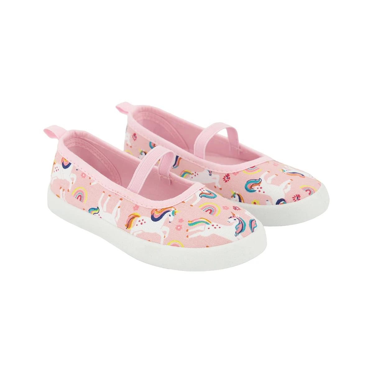 4 Junior Print Canvas Shoes Unicorn, 4 of 5
