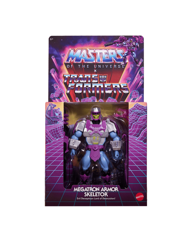 Masters of the Universe x Transformers Megatron Armor Skeletor Action Fi