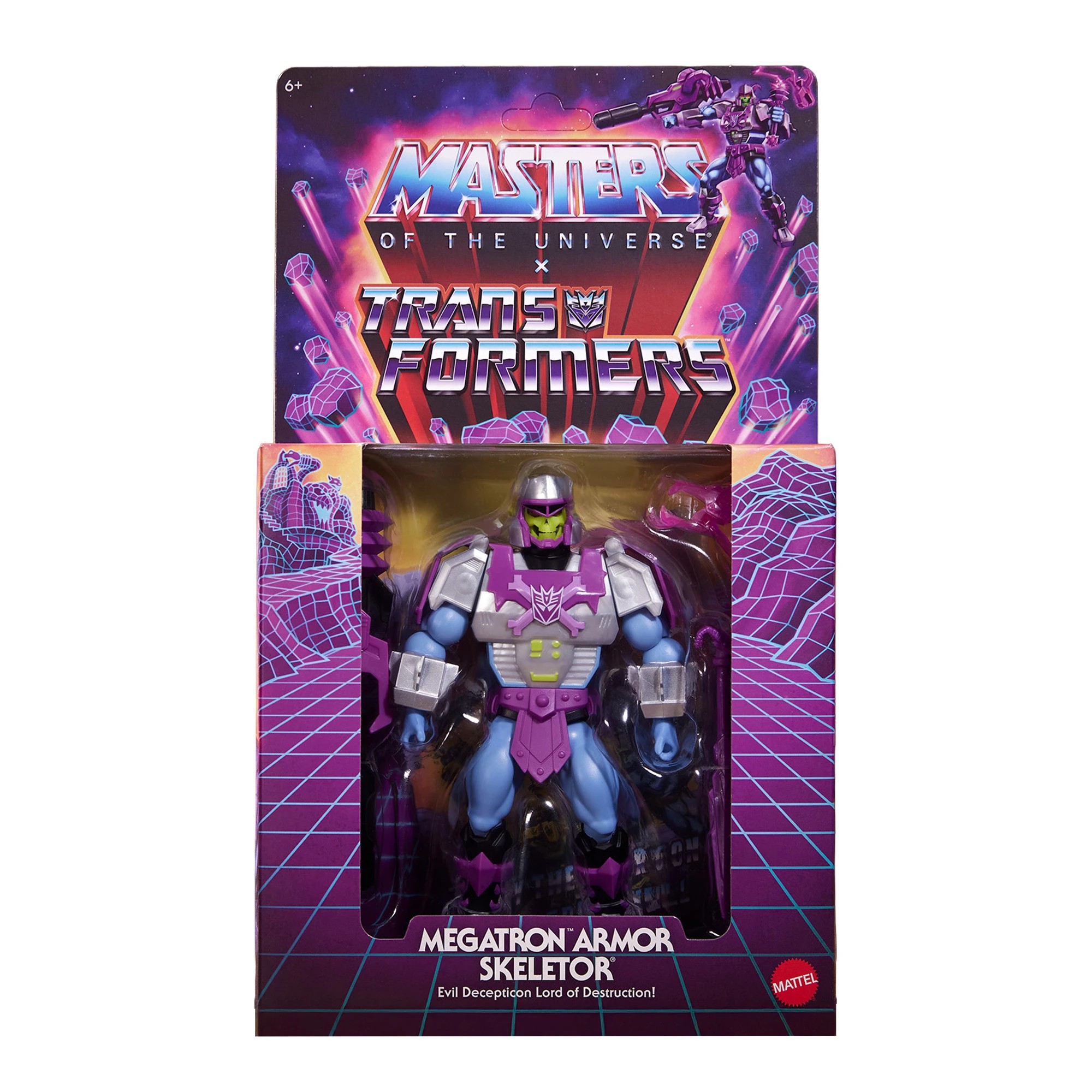 1 Masters of the Universe x Transformers Megatron Armor Skeletor Action Figure, 1 of 6