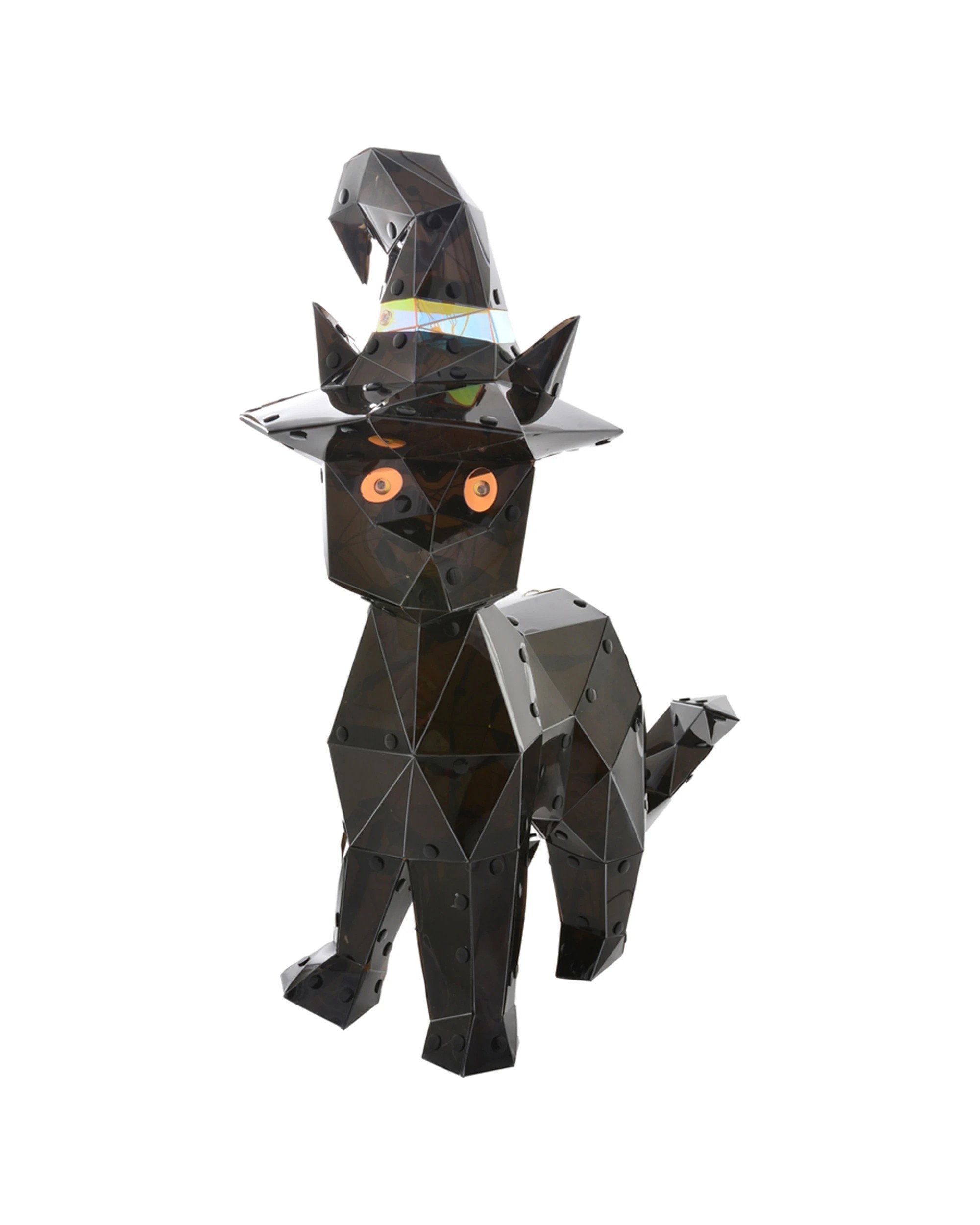 1 Starlightz LED USB Acrylic Cat Home Decor 40x35cm - Black, 1 of 4