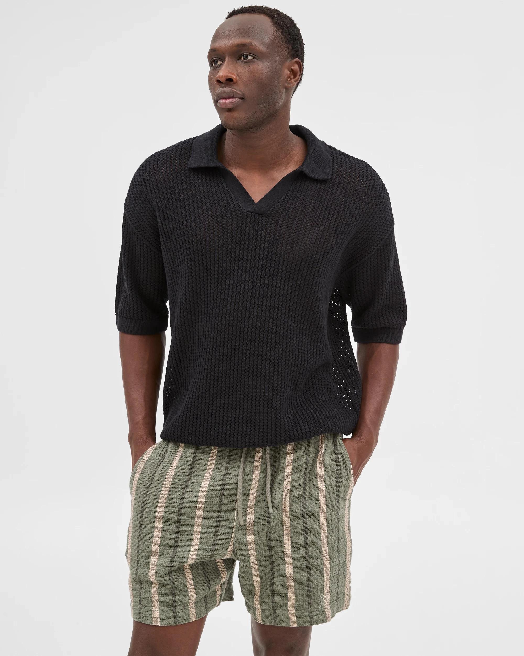 2 Australian Cotton Stripe Shorts - Commons SAGE, 2 of 6